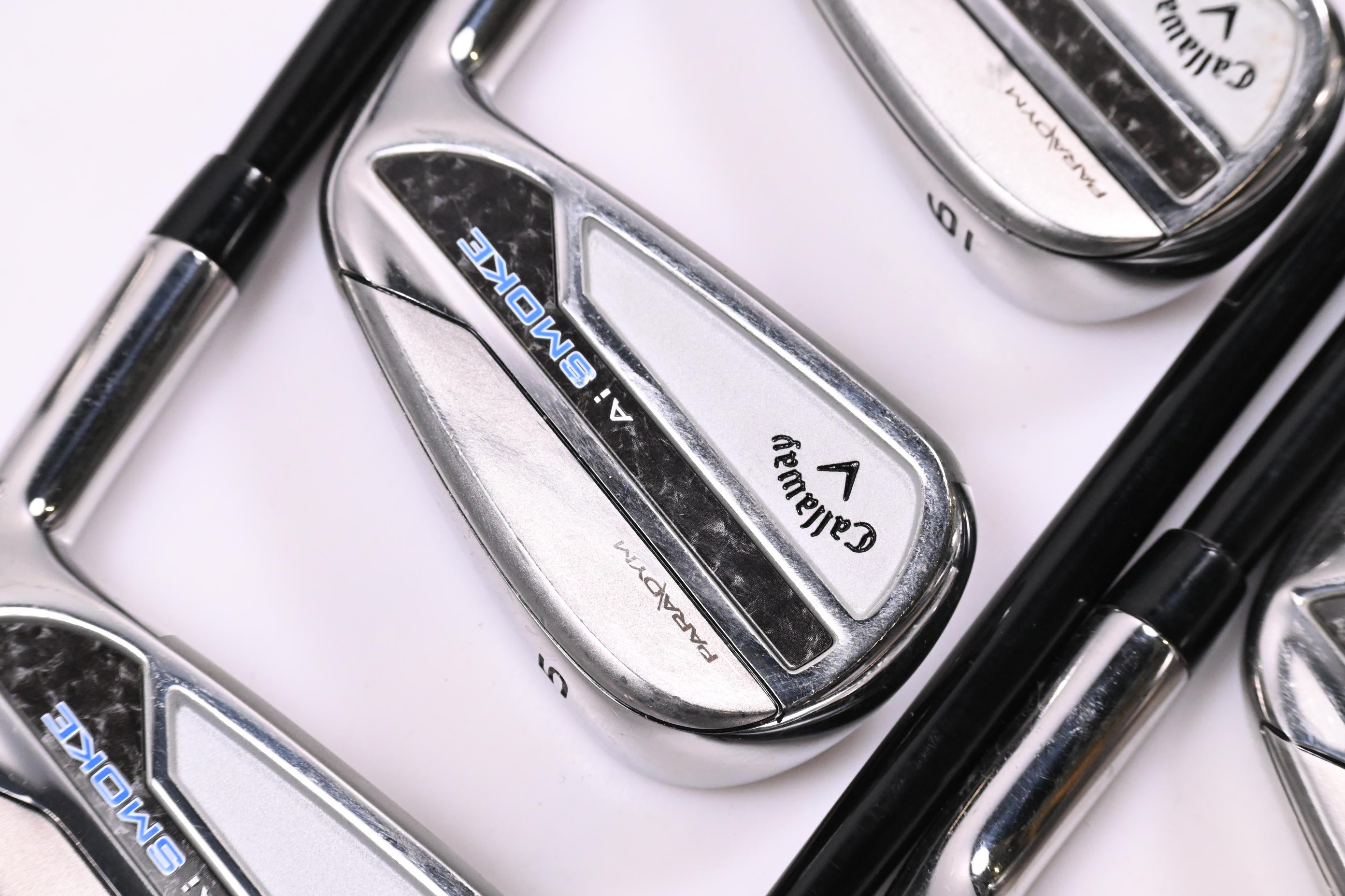 Callaway Paradym Ai Smoke Irons / 4-PW / Stiff Flex MMT 95 Shafts