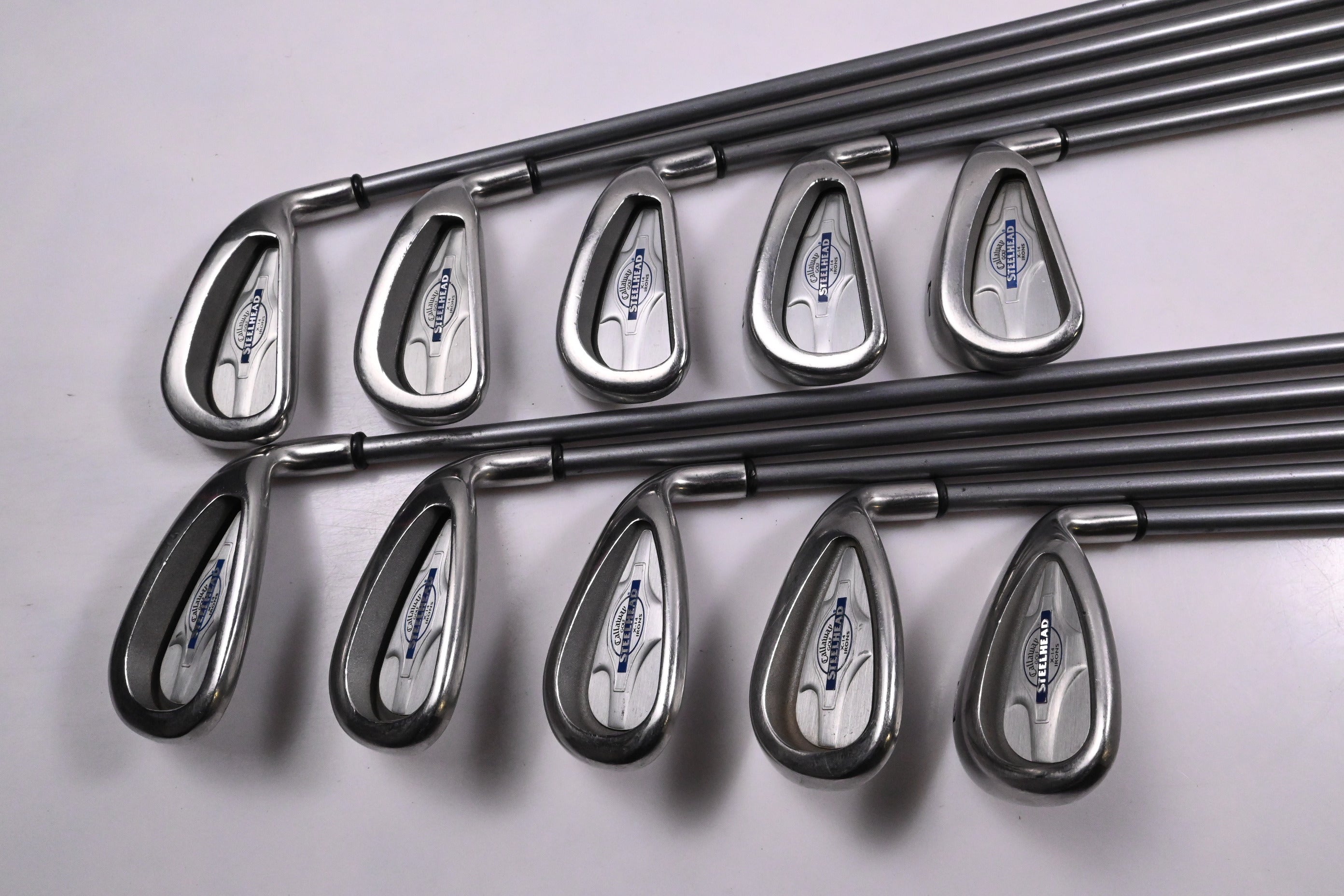 Callaway Steelhead X-14 Irons / 3-PW+SW+LW / Firm Flex Steelhead X-14 Shafts
