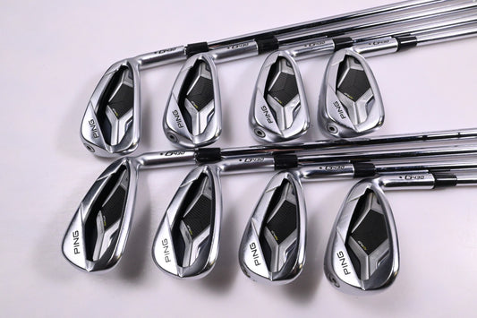 Ping G430 Irons / 5-PW+50°+54° / Black Dot / Stiff Flex Ping AWT 2.0 Shafts