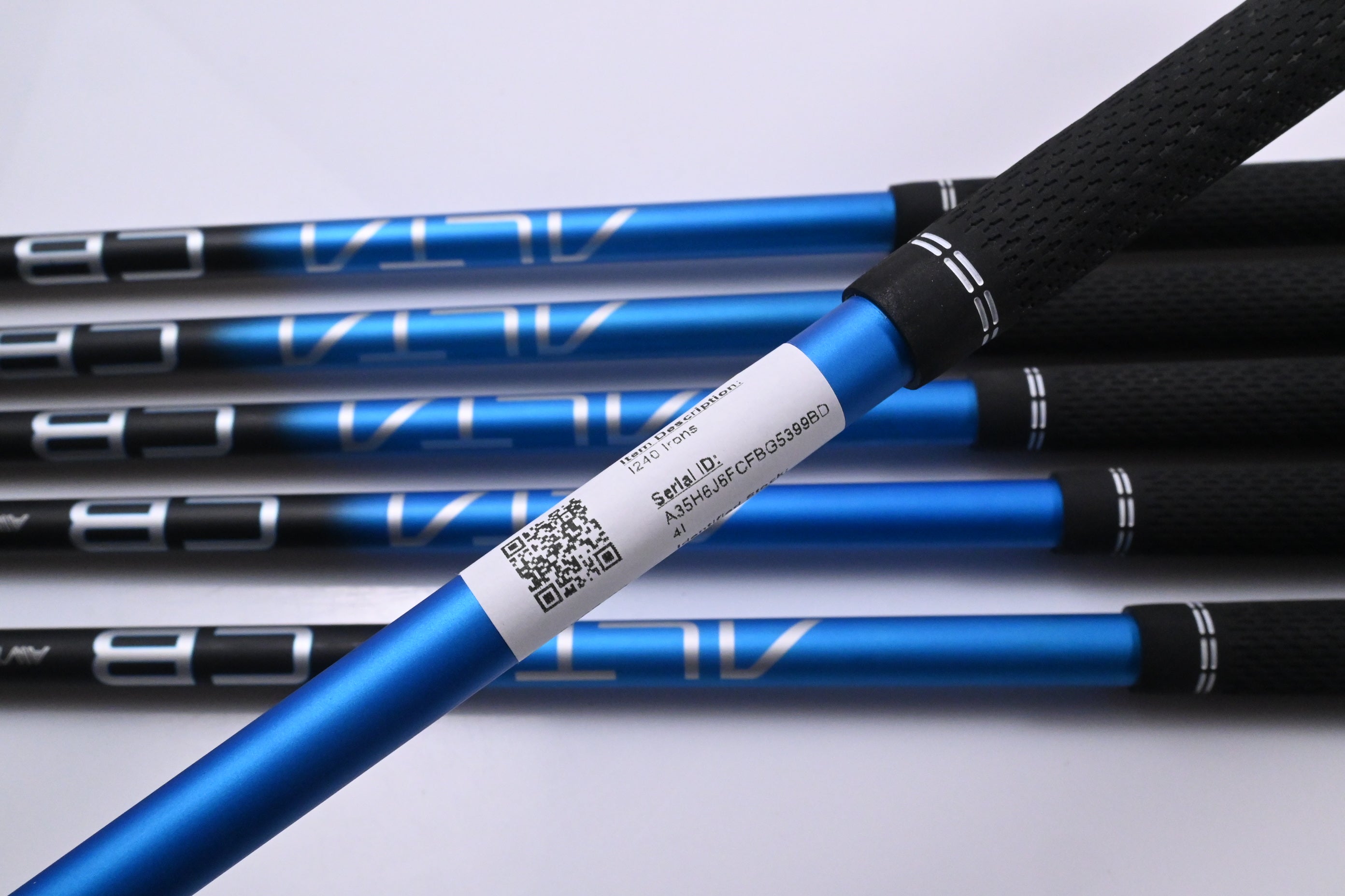 Ping I240 Irons / 6-PW+UW / Black Dot / Stiff Flex Ping Alta CB Blue AWT Shafts