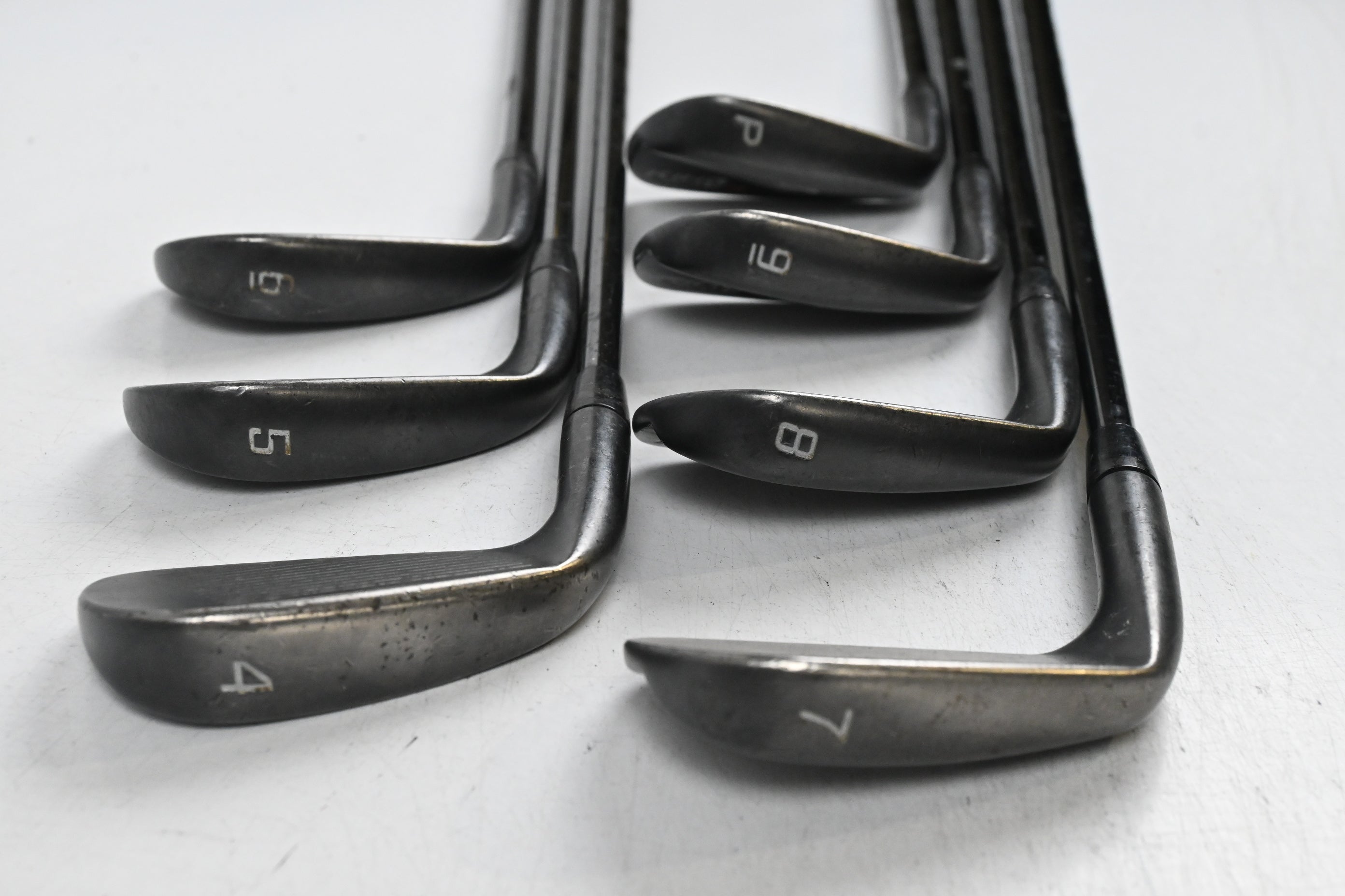 Cobra King Forged CB/MB Black Irons / 4-PW / Regular Flex KBS $-Taper 110 Shafts