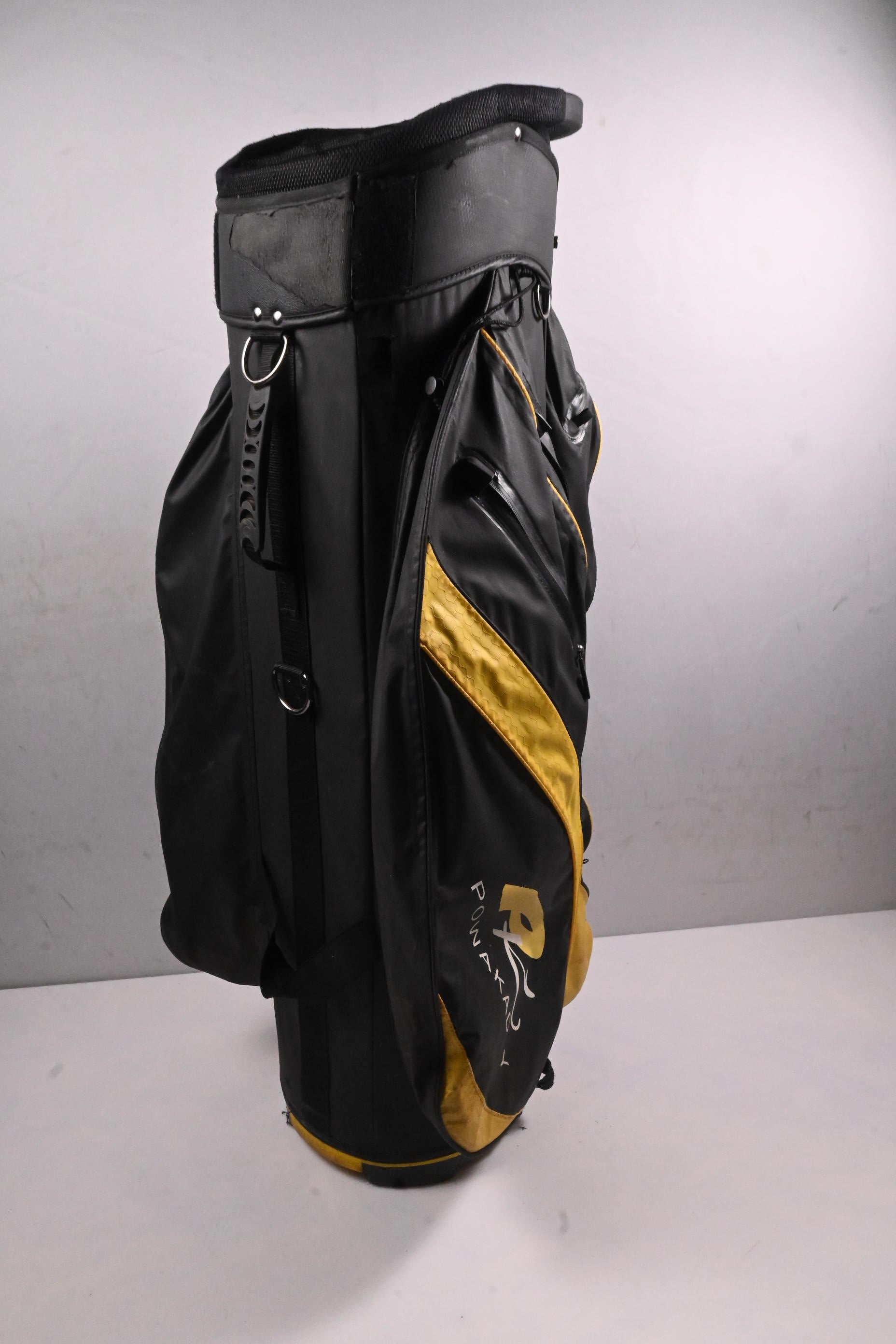 Powakaddy Dri Edition Cart Bag / 14-Way Divider / Black, Yellow