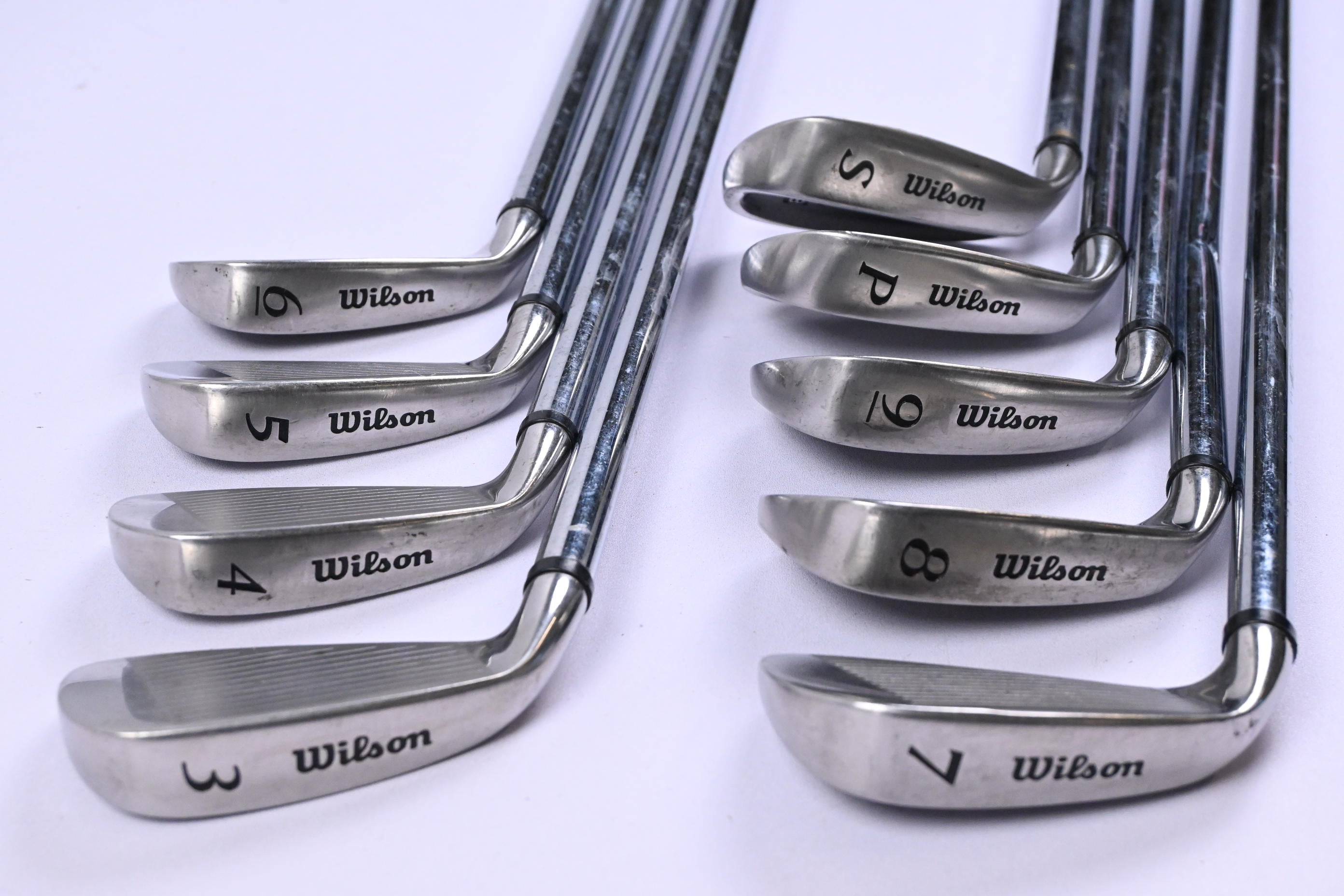 Wilson Fat Shaft Irons / 3-PW+SW / Regular Flex Wilson Fat Shaft Platinum Shafts