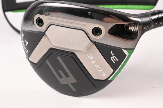 Callaway Elyte #3HL Wood / 16.5 Degree / Stiff Flex Denali Charcoal 60 Shaft