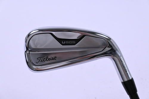 Titleist U505 #4 Iron / 22 Degree / Regular Flex HZRDUS Smoke Black RDX 80 Shaft