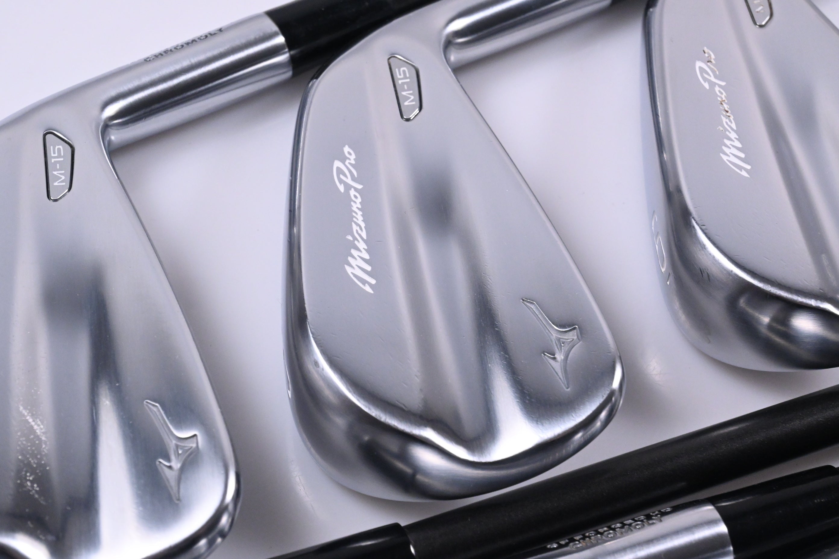 Mizuno M-15 Irons / 4-PW / X-Flex Dynamic Gold Mid 115 X100 Tour Issue Shafts