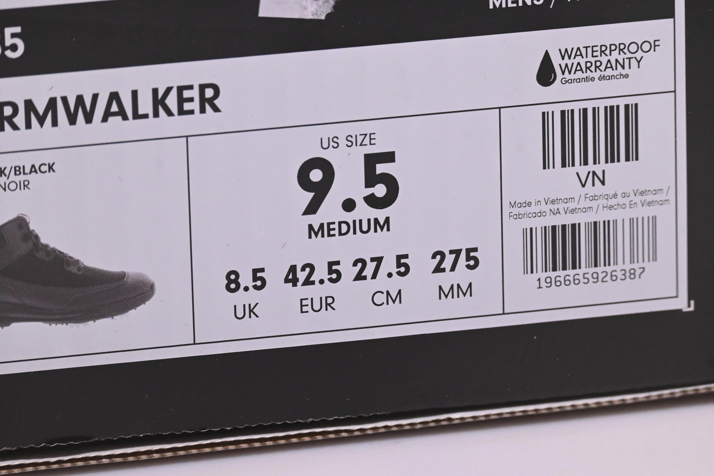 FootJoy Stormwalker Golf Boots / UK 8.5 / Black