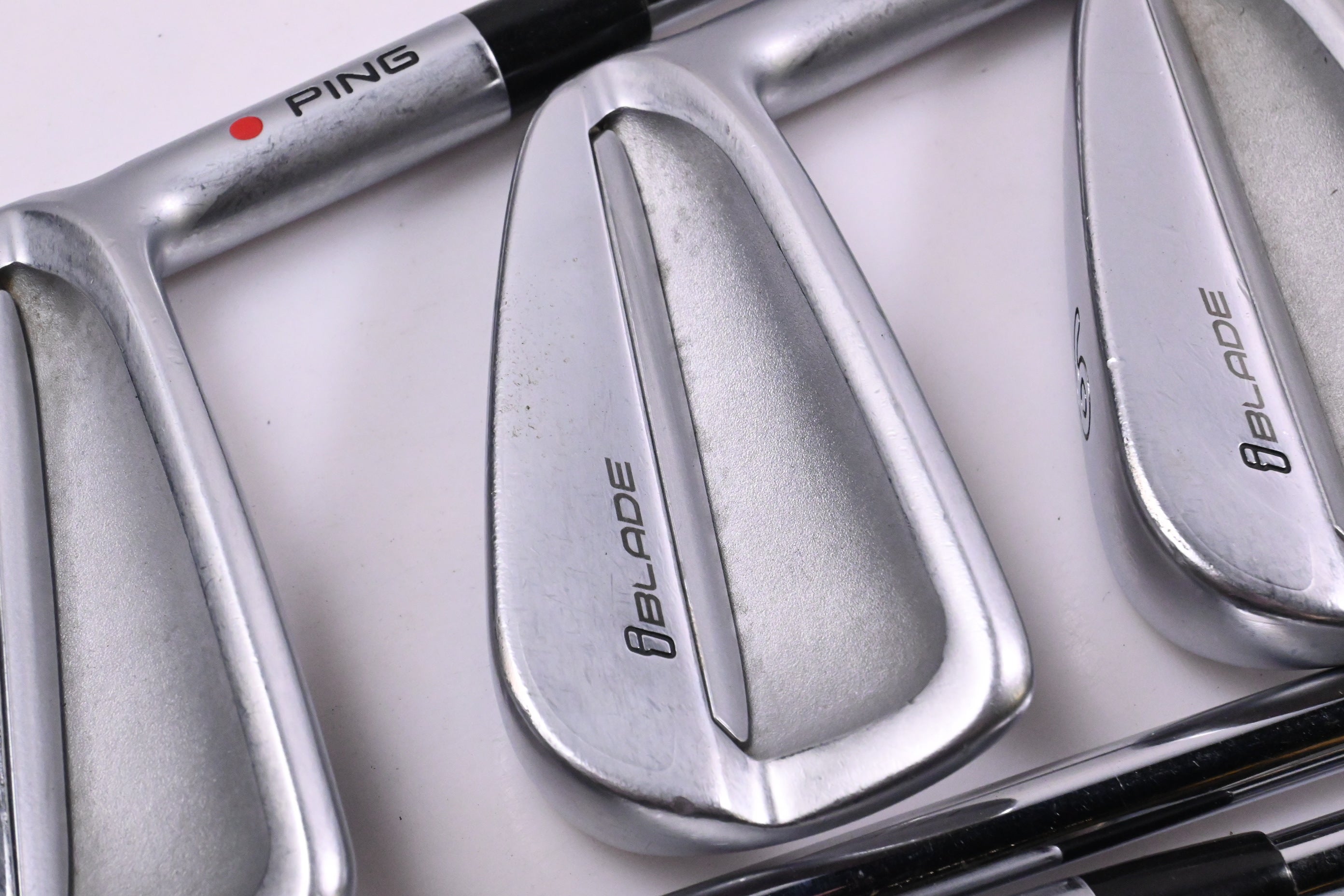 Ping iBlade Irons / 4-PW / Red Dot / Regular Flex Project X Rifle Shafts