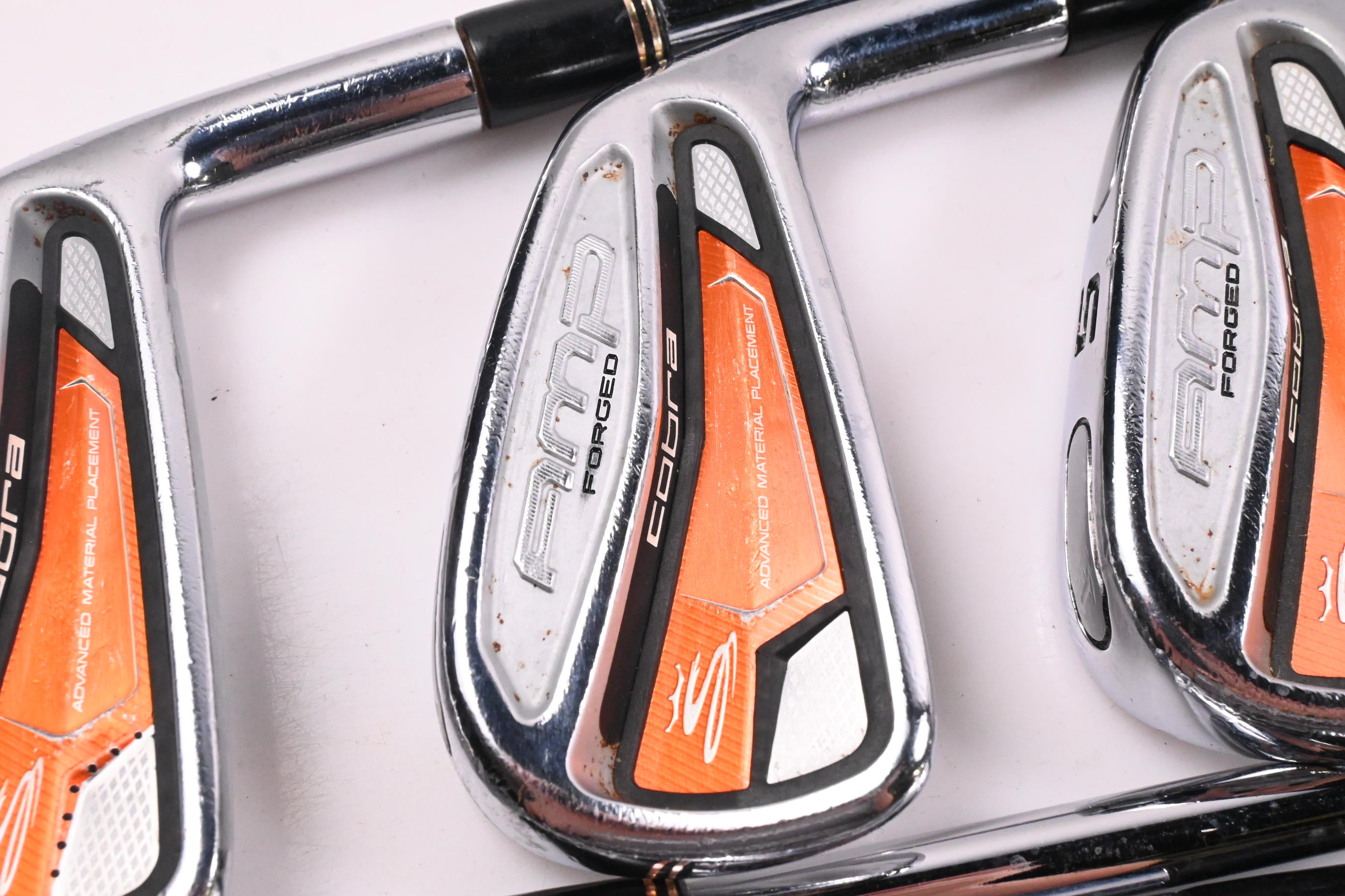 Cobra AMP Forged Irons / 3-PW / Stiff Flex KBS Tour Shafts