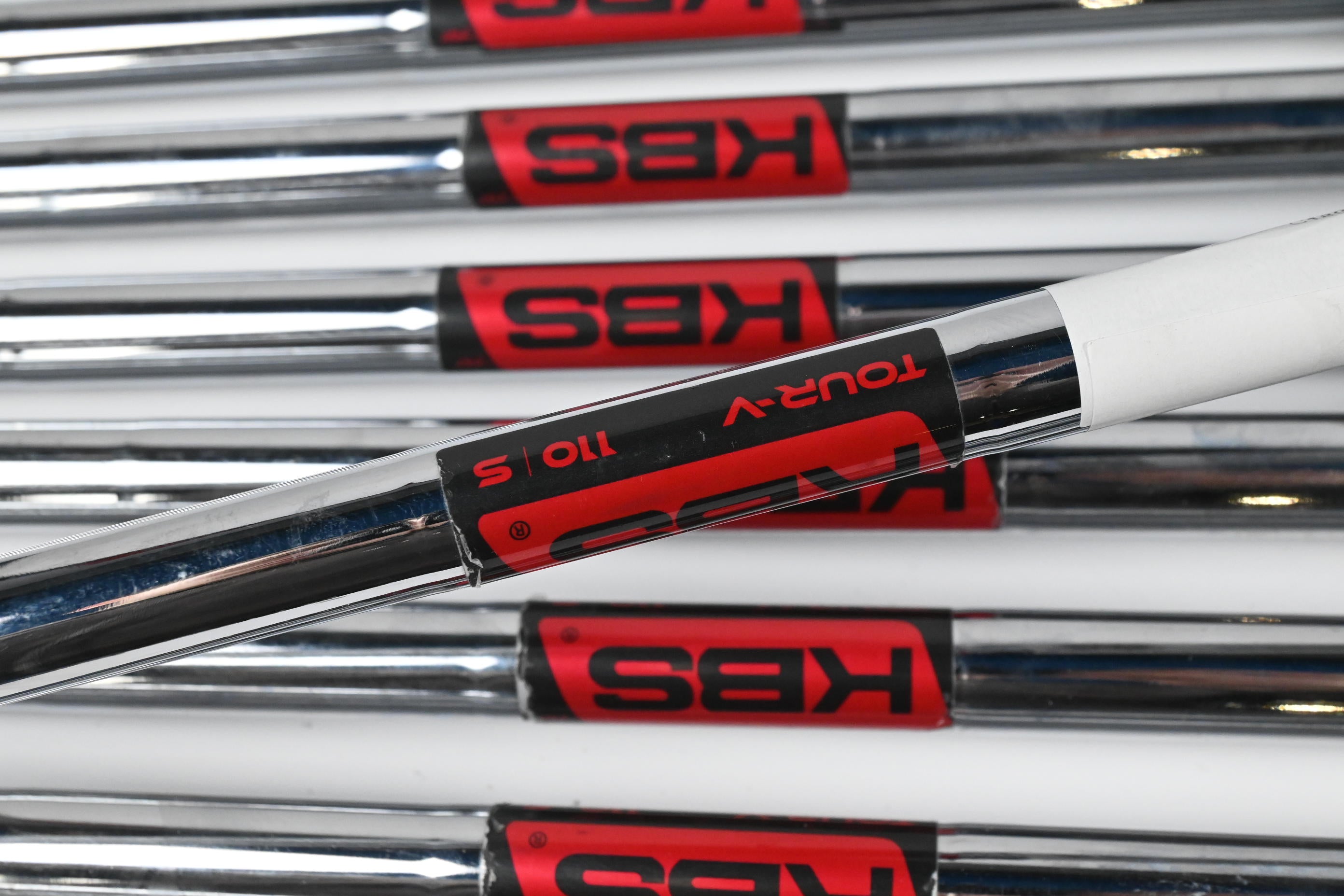 Titleist T100 S 2019 Irons / 3-PW / Stiff Flex KBS Tour-V 110 Steel Shafts