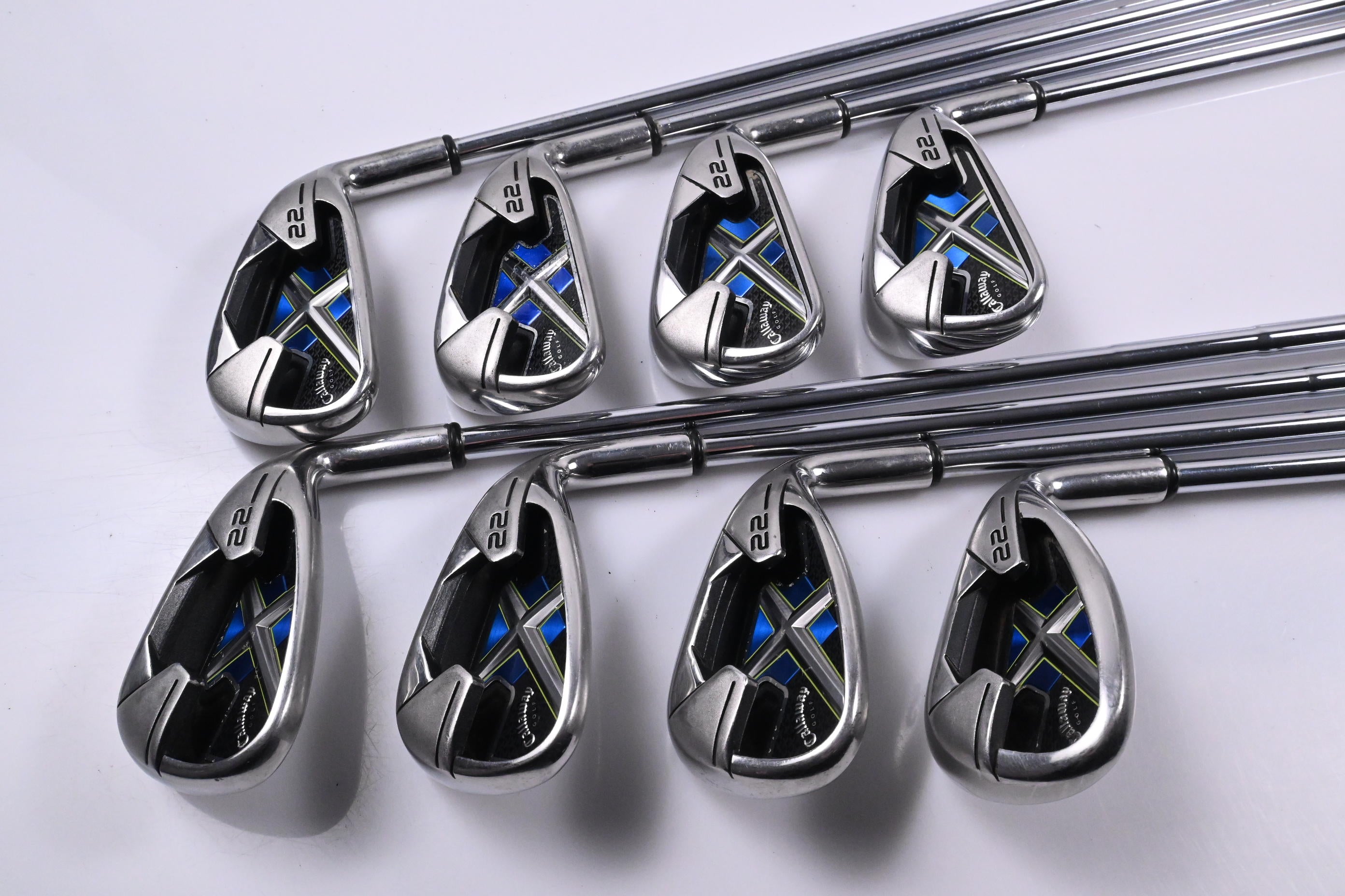 Callaway X-22 Irons / 4-PW+SW / Regular Flex Callaway Shafts