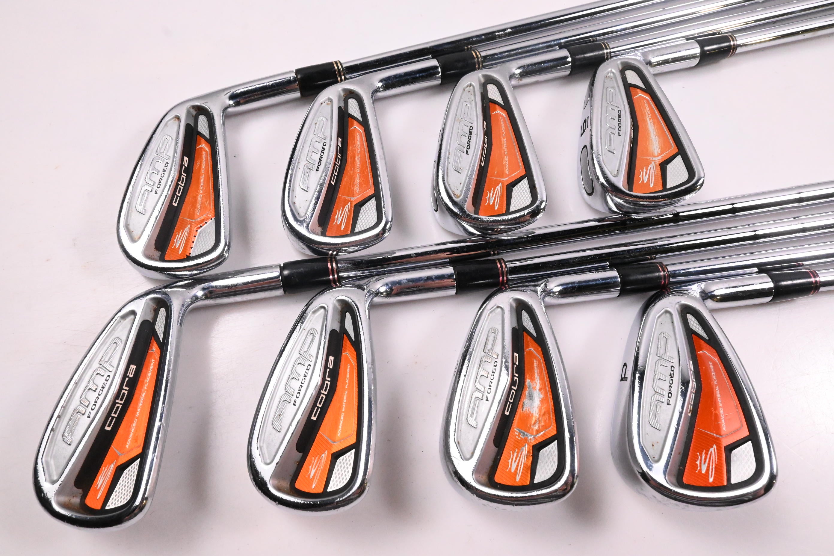 Cobra AMP Forged Irons / 3-PW / Stiff Flex KBS Tour Shafts