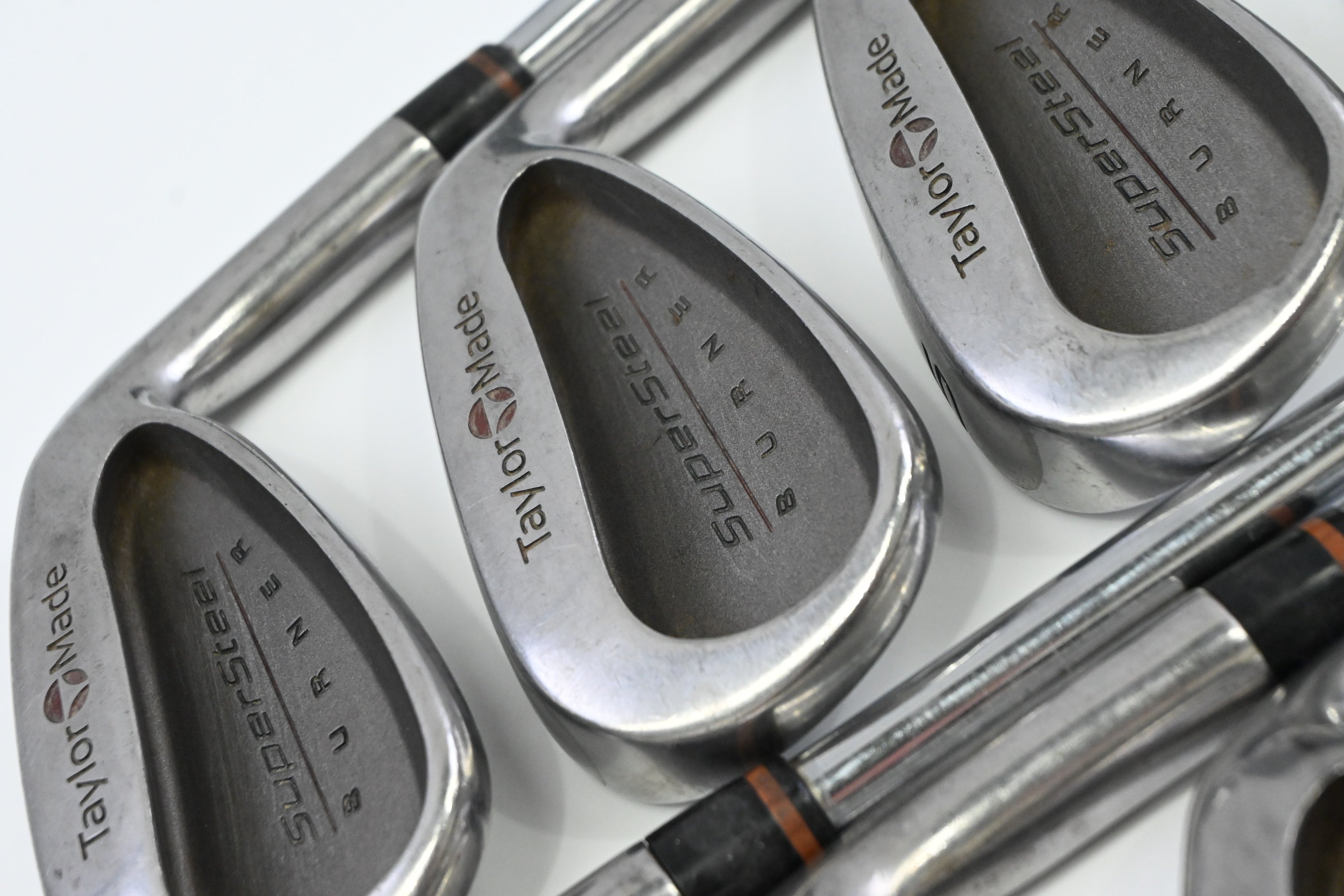 Taylormade Supersteel Irons / 3-PW+SW / Stiff Flex Taylormade Rifle 90 Shafts