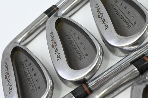 Taylormade Supersteel Irons / 3-PW+SW / Stiff Flex Taylormade Rifle 90 Shafts