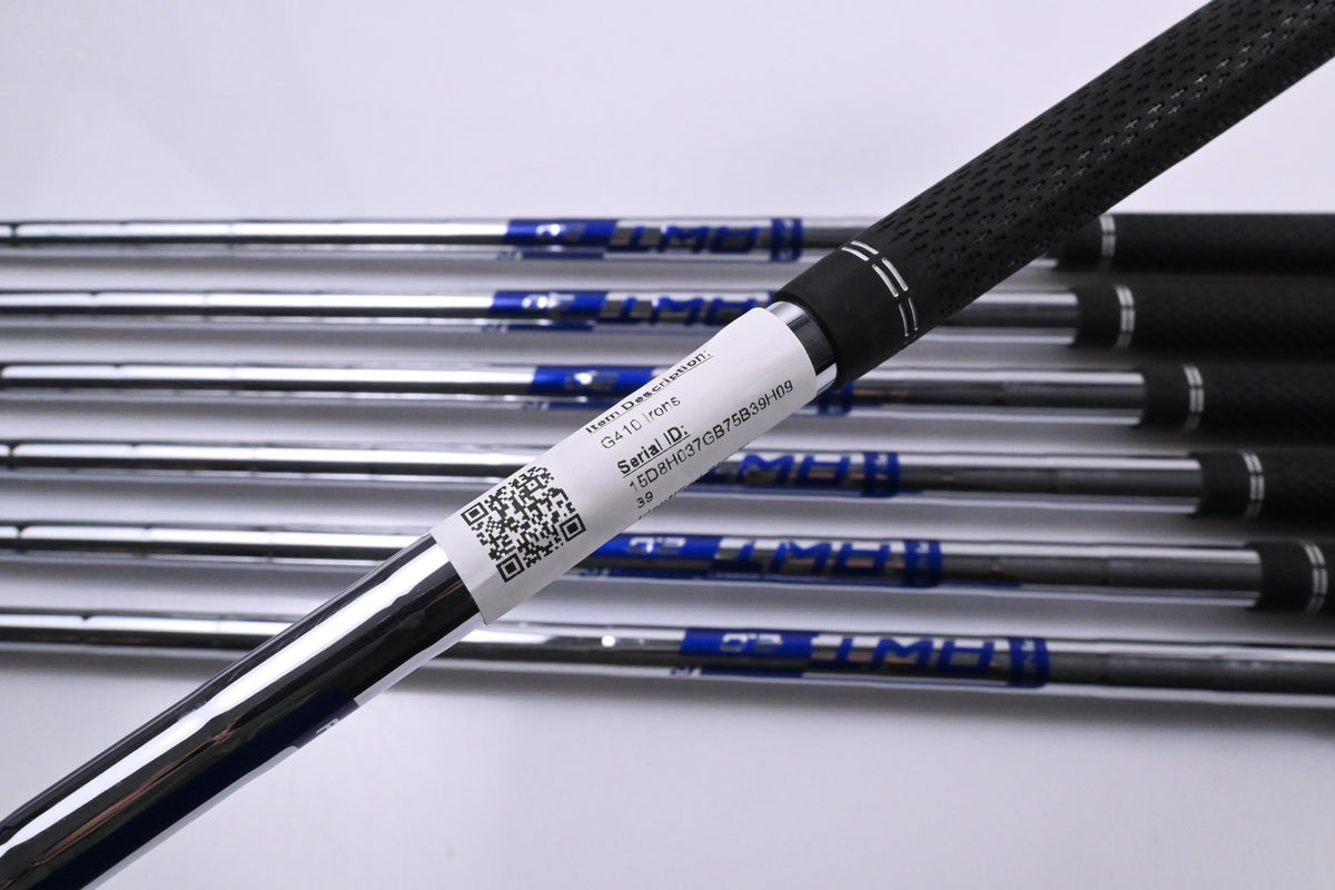 Ping G410 Irons / 5-PW+SW / Silver Dot / Regular Flex Ping AWT 2.0 Shafts