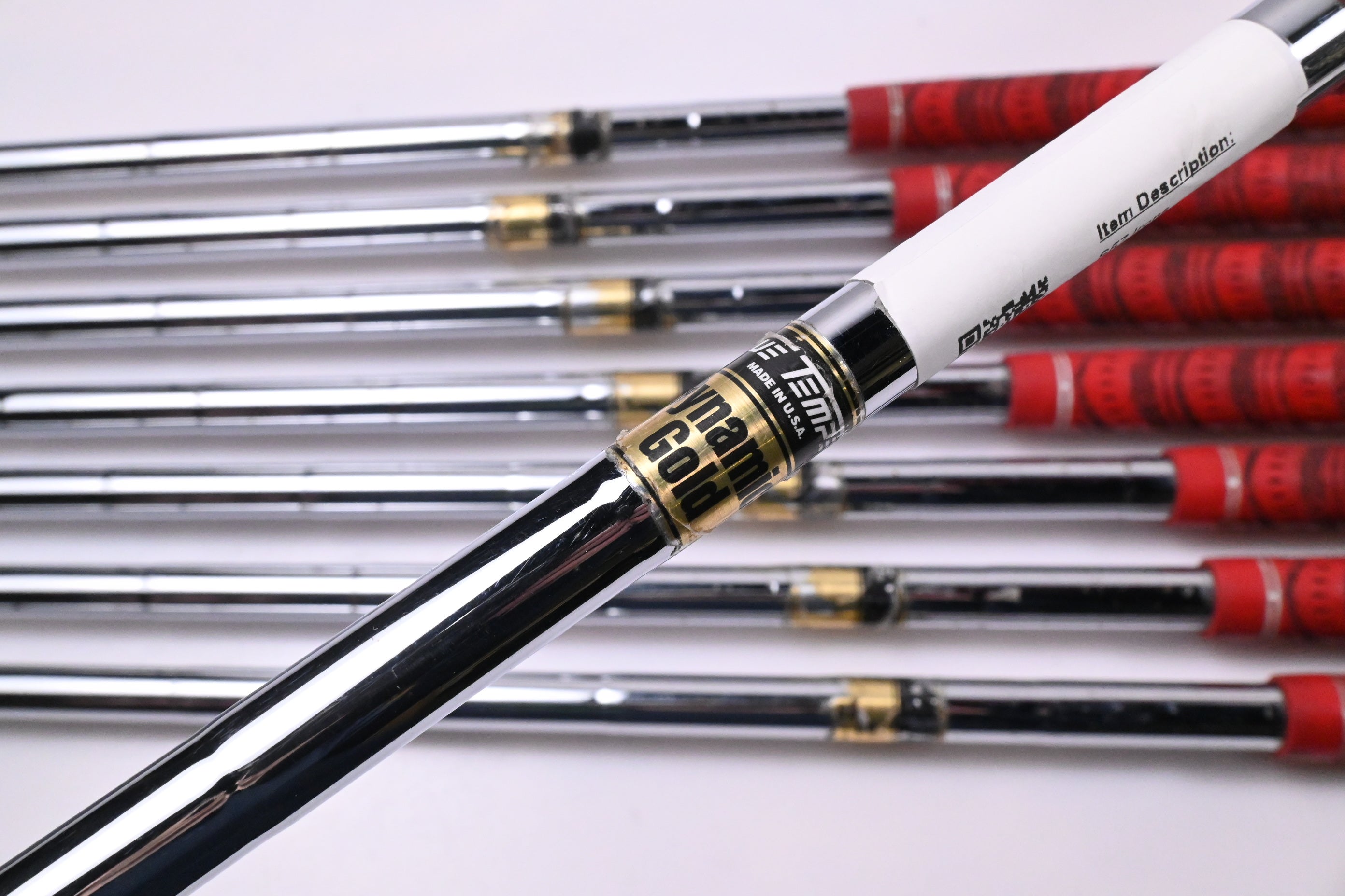 Ping S57 Irons / 3-PW / Blue Dot / Stiff Flex Dynamic Gold S300 Shafts