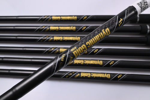 Mizuno M-15 Irons / 4-PW / X-Flex Dynamic Gold Mid 115 X100 Tour Issue Shafts