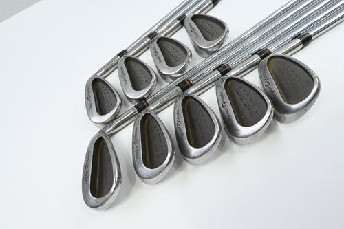 Taylormade Supersteel Irons / 3-PW+SW / Stiff Flex Taylormade Rifle 90 Shafts