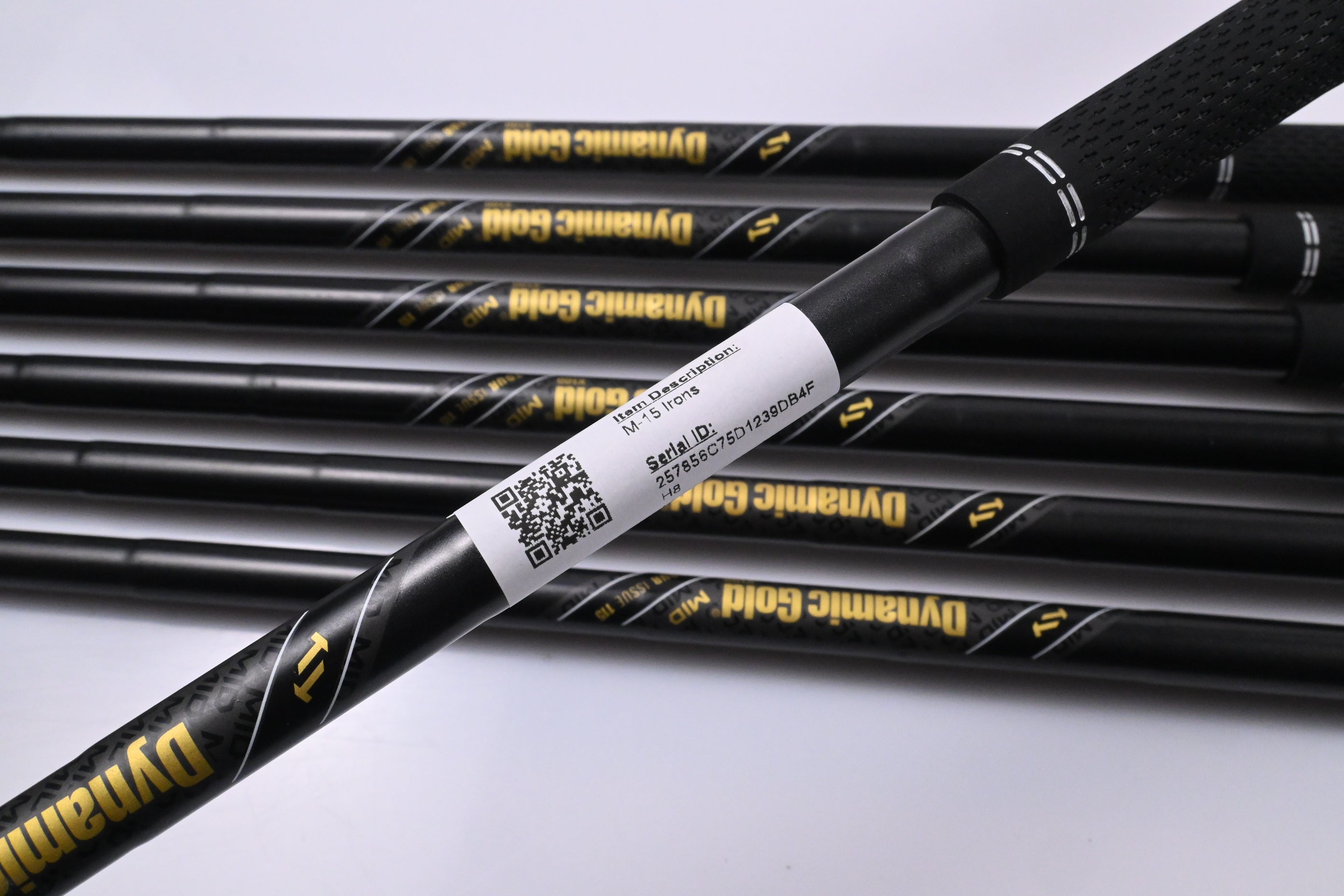 Mizuno M-15 Irons / 4-PW / X-Flex Dynamic Gold Mid 115 X100 Tour Issue Shafts
