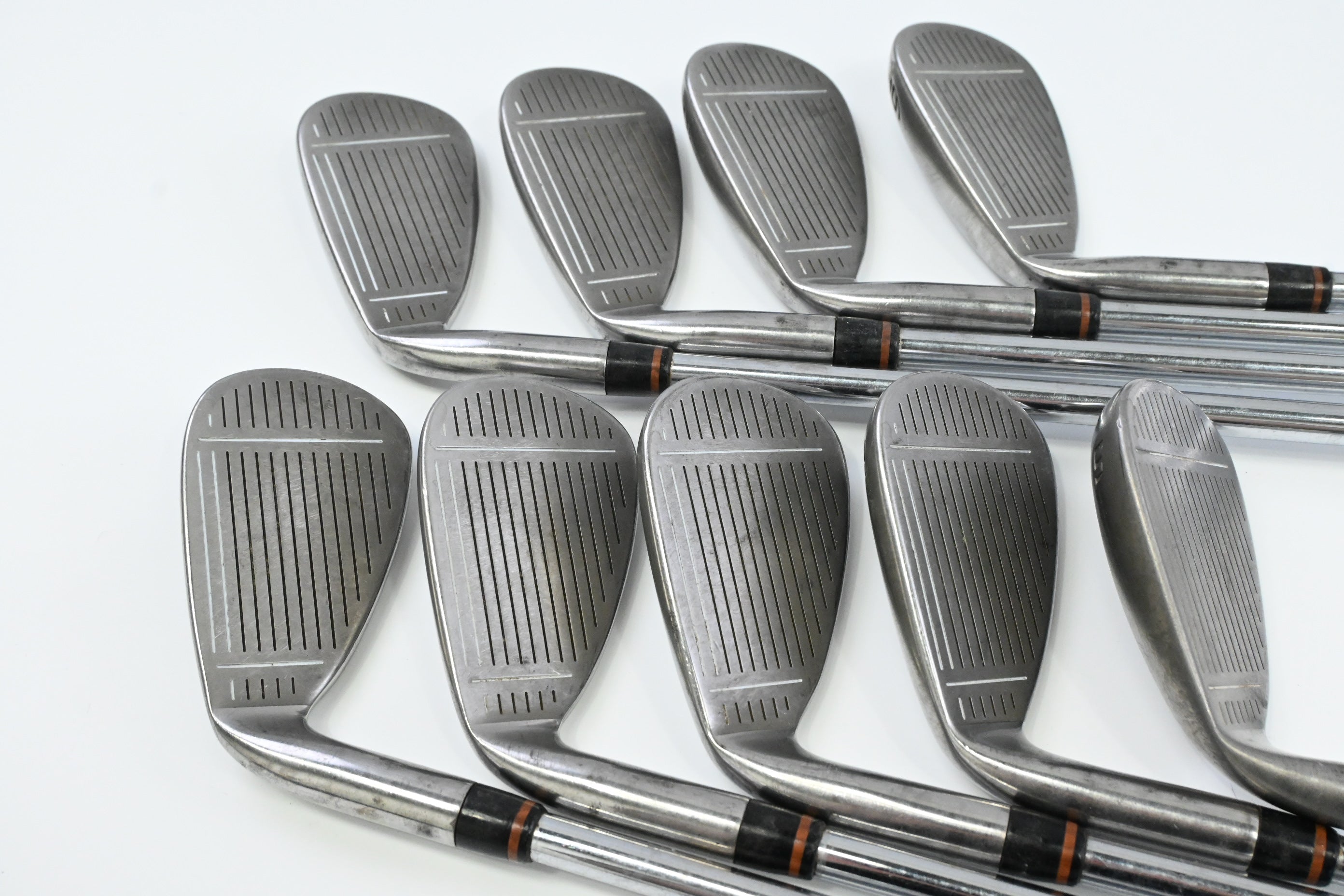 Taylormade Supersteel Irons / 3-PW+SW / Stiff Flex Taylormade Rifle 90 Shafts