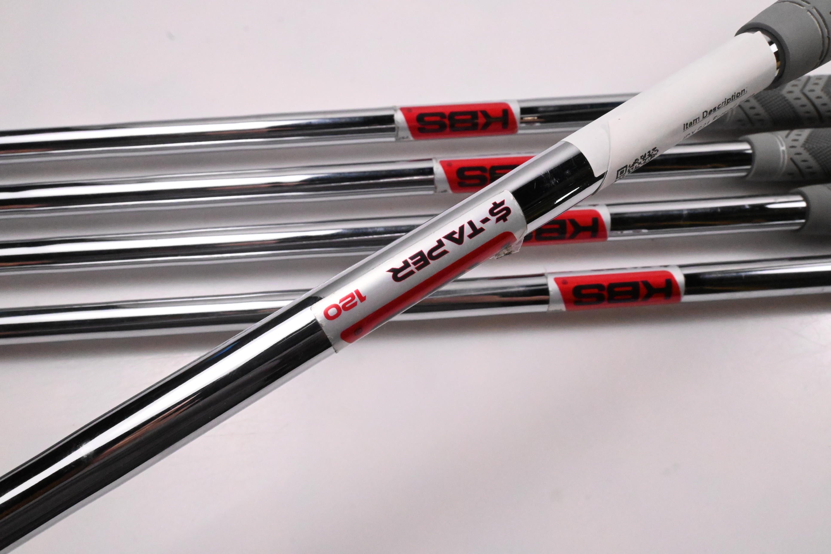Mizuno JPX 921 Forged Irons / 5-9i / Stiff Flex KBS $-Taper 120 Shafts