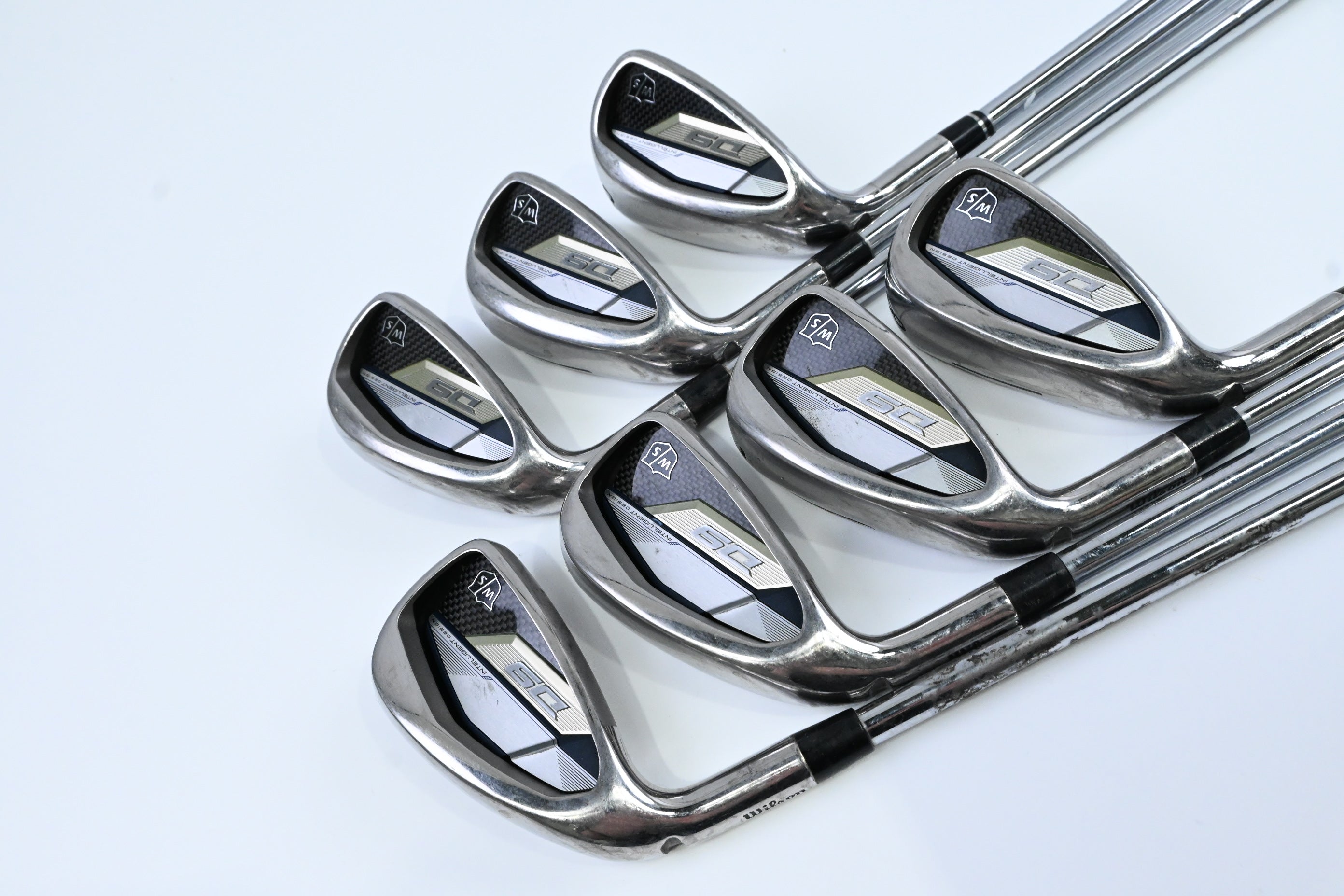 Left Hand Wilson D9 Irons / 5-PW+SW / Regular Flex KBS Max Ultralite Shafts
