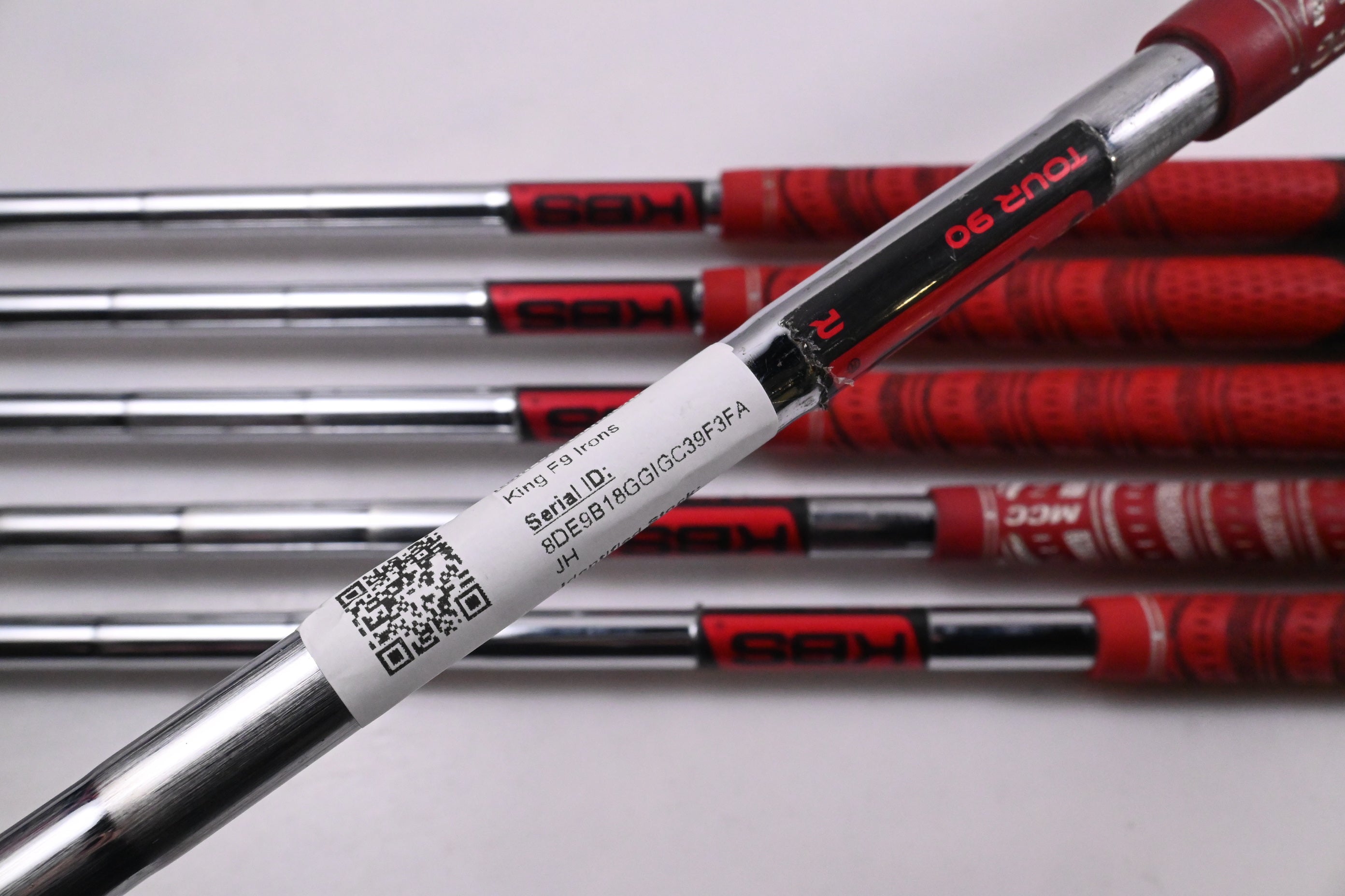 Cobra King F9 Irons / 5-PW / Regular Flex KBS Tour 90 Shafts