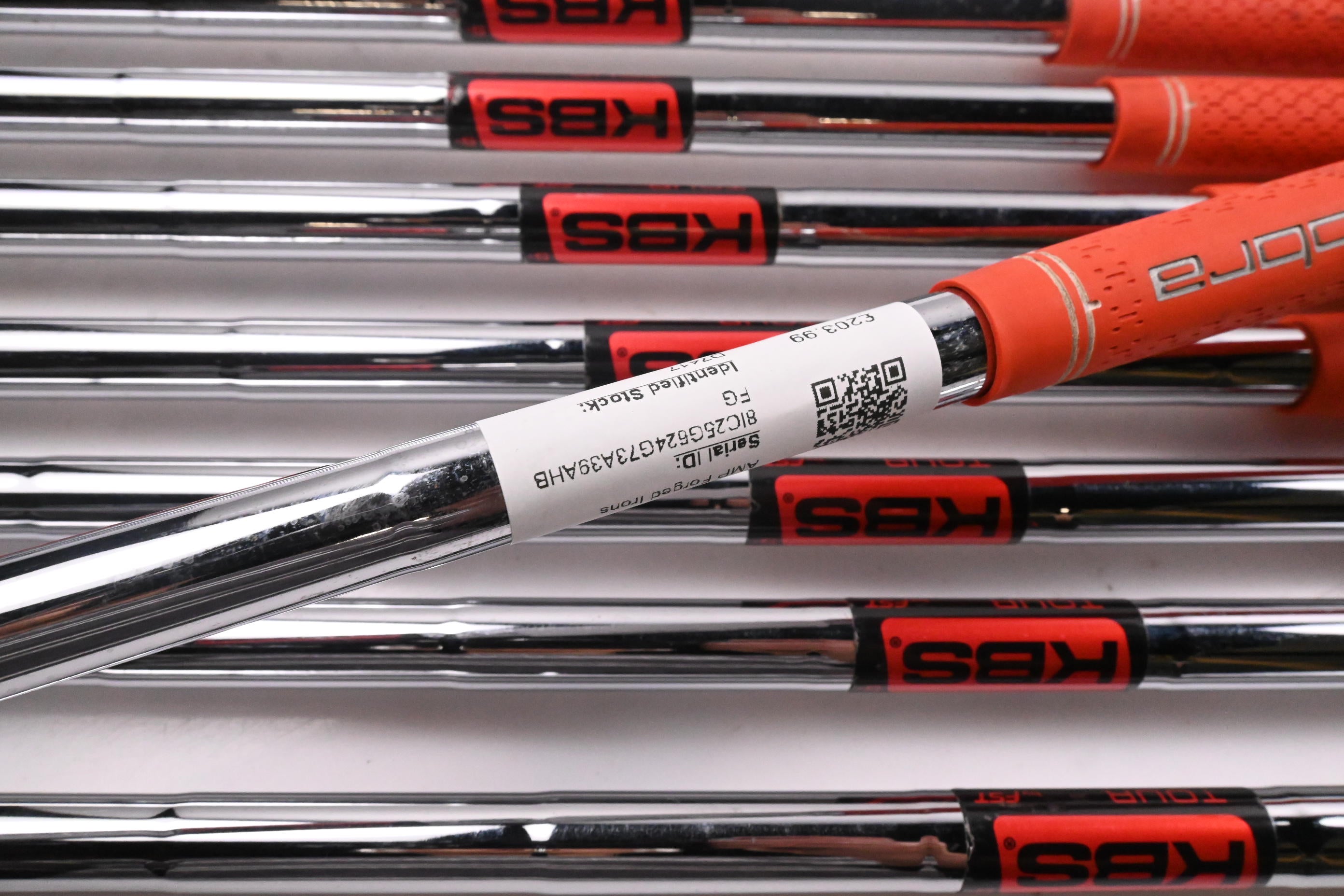 Cobra AMP Forged Irons / 3-PW / Stiff Flex KBS Tour Shafts