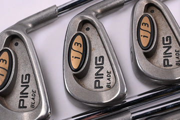 Ping i3 Irons / 3-PW+SW / Black Dot / Stiff Flex Steel Shafts