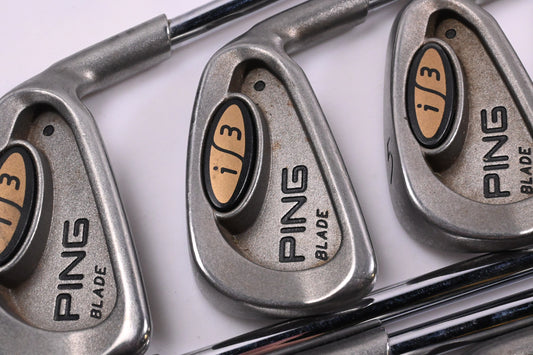 Ping i3 Irons / 3-PW+SW / Black Dot / Stiff Flex Steel Shafts