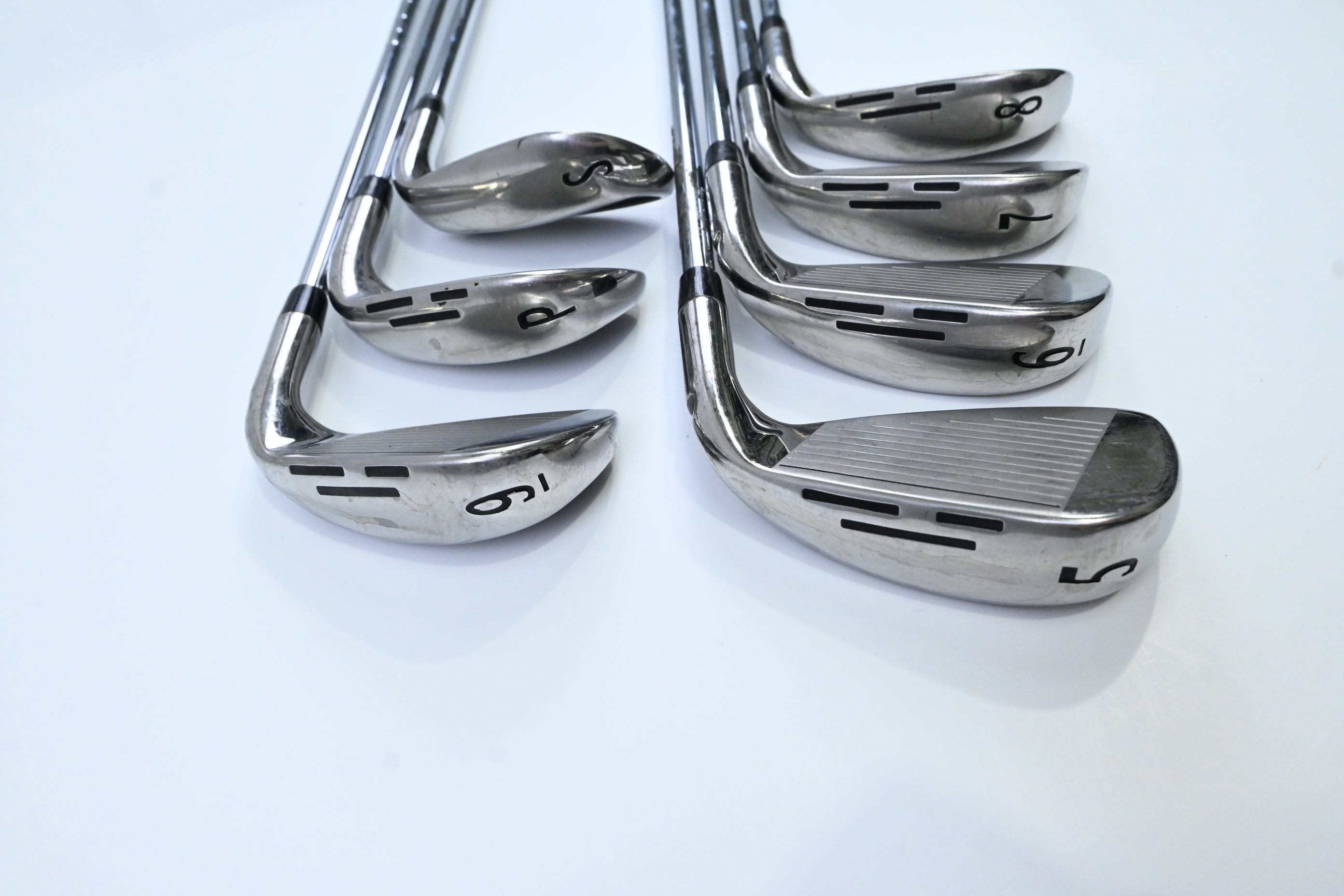 Left Hand Wilson D9 Irons / 5-PW+SW / Regular Flex KBS Max Ultralite Shafts