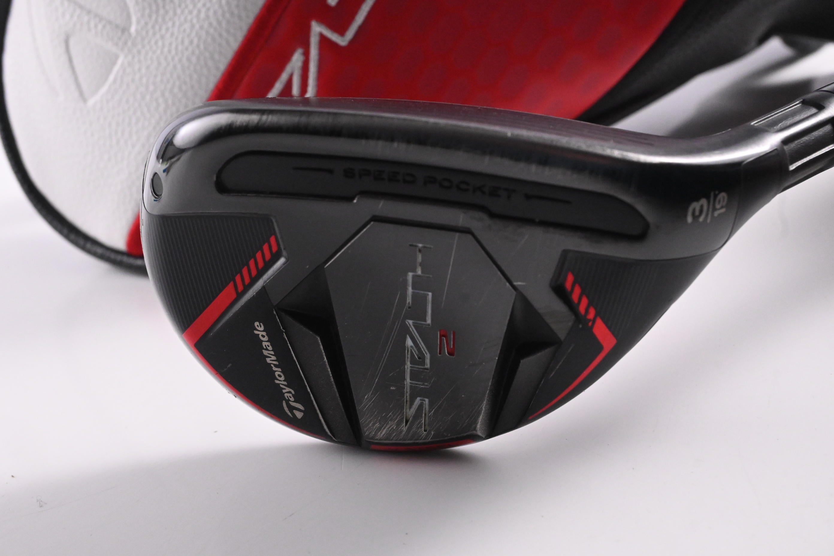 Taylormade Stealth 2 #3 Hybrid / 19 Degree / Stiff Flex Ventus TR Red 7 Shaft