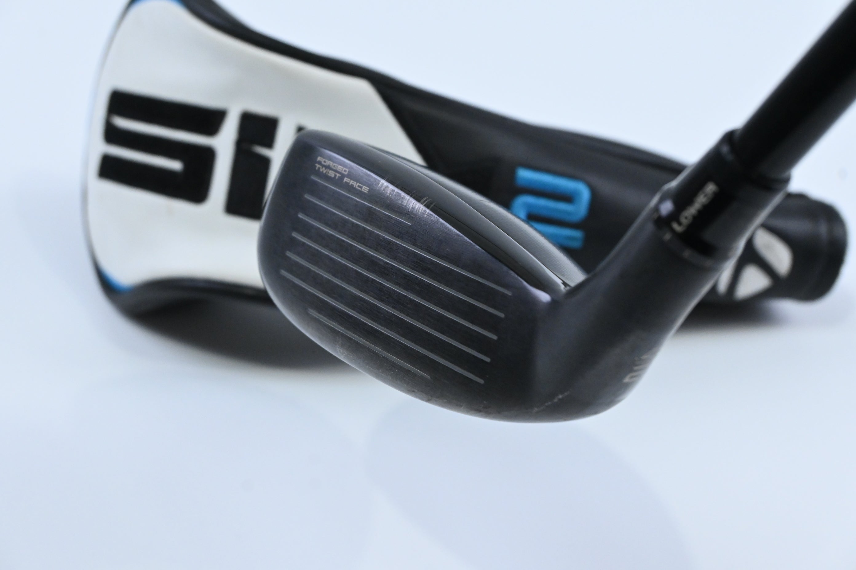 Taylormade SIM2 #2 Hybrid / 17 Degree / Stiff Flex Tensei AV Raw Blue 80 Shaft