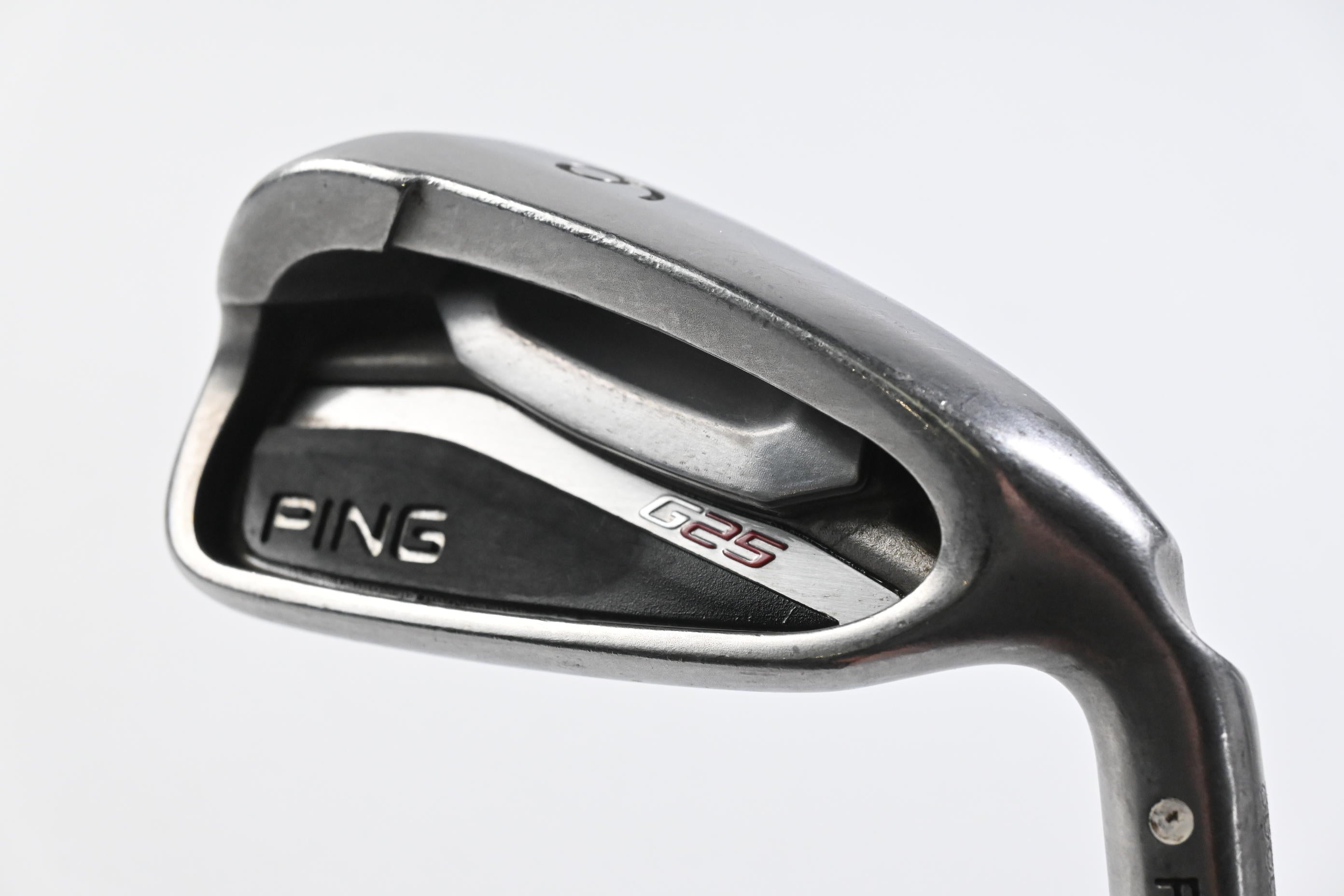 Ping G25 #6 Iron / White Dot / Stiff Flex Ping CFS Steel Shaft