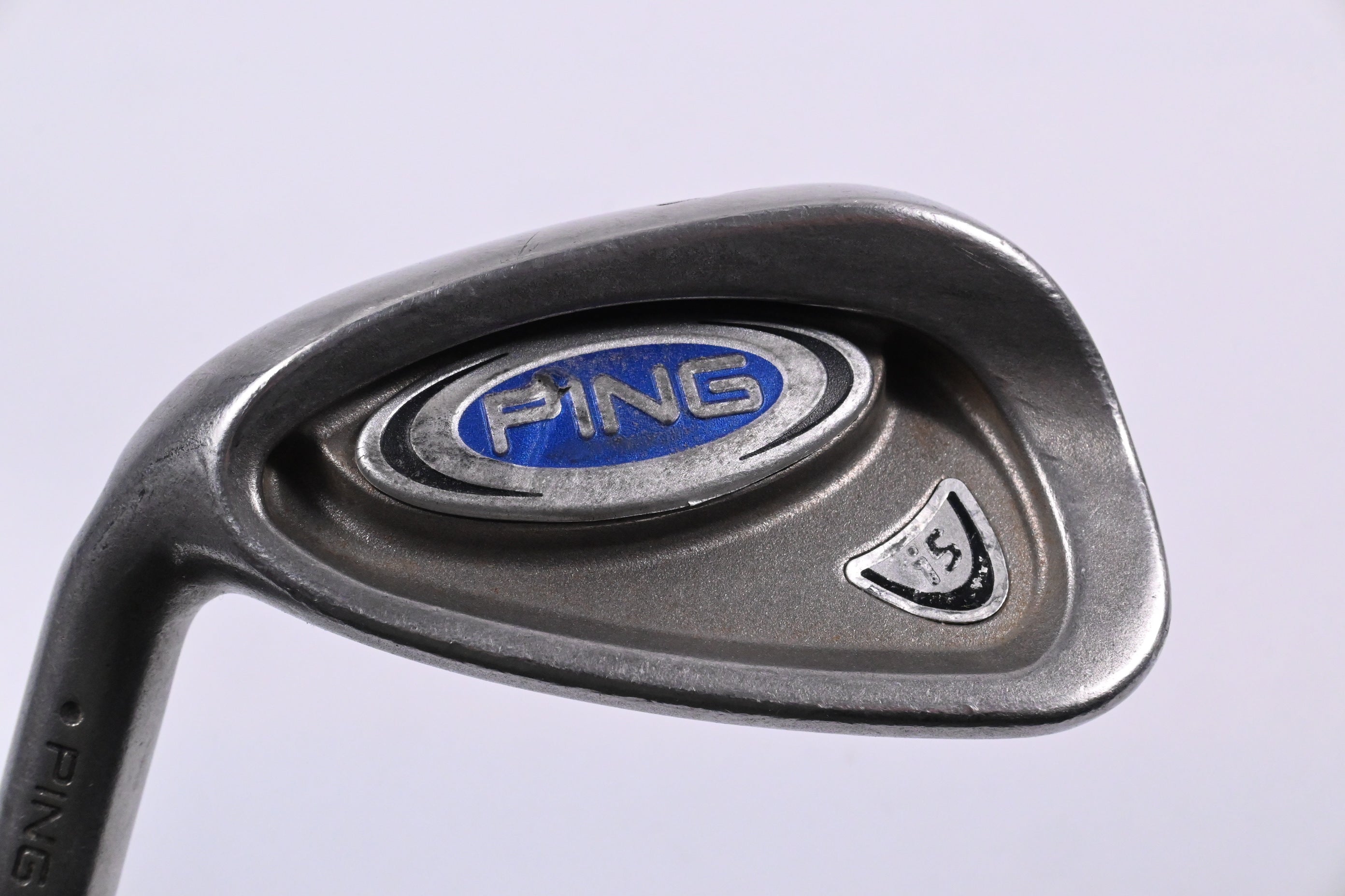 Left Hand Ping i5 Pitching Wedge / 46 Degree / Black Dot / Wedge Flex Steel