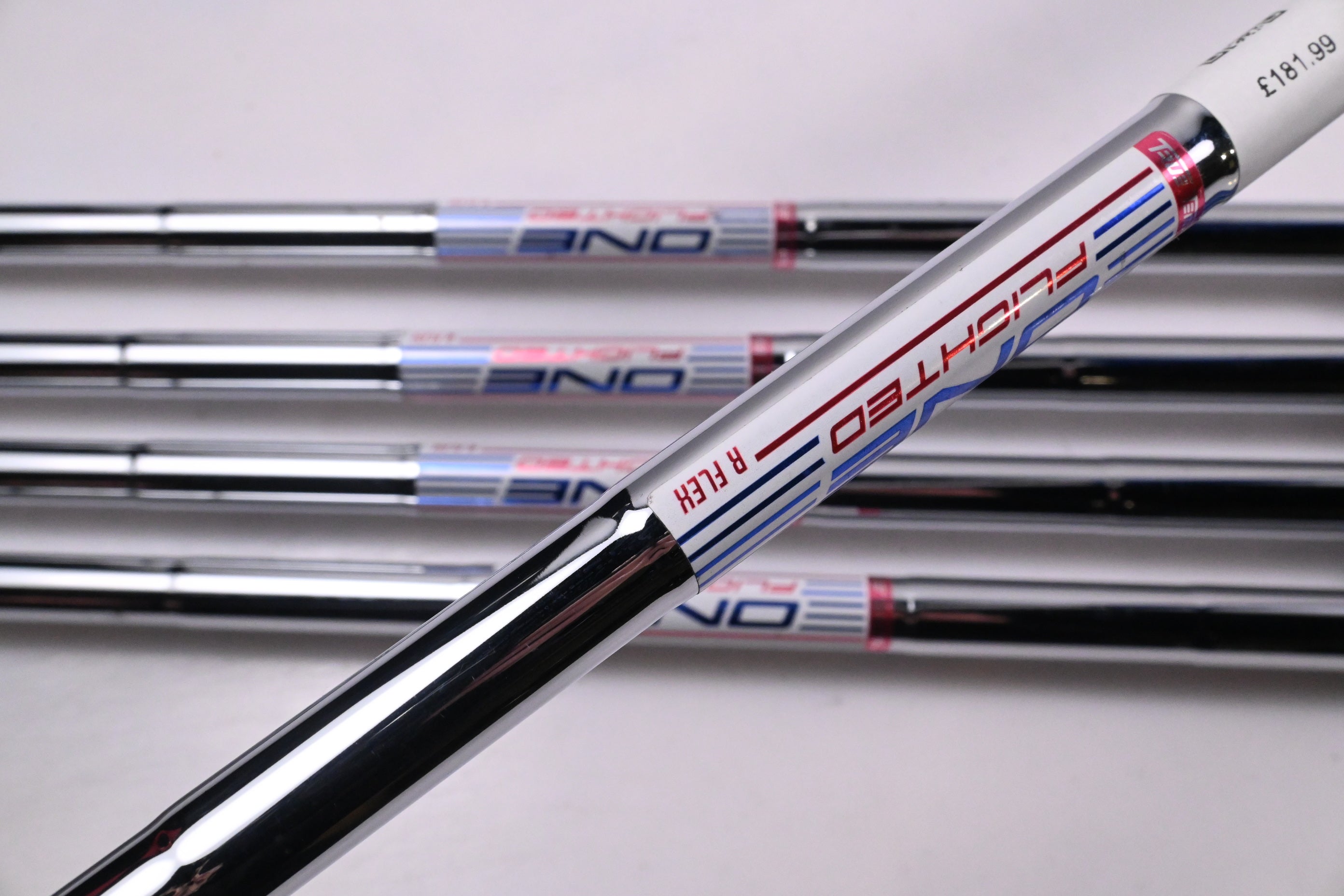 Cobra King F8 Irons / 6-PW / Regular Flex True Temper One Flighted Shafts