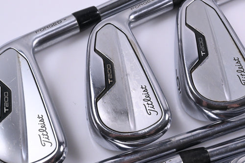 Titleist T200 2021 Irons / 4-PW / Regular Flex AMT Black R300 Shafts