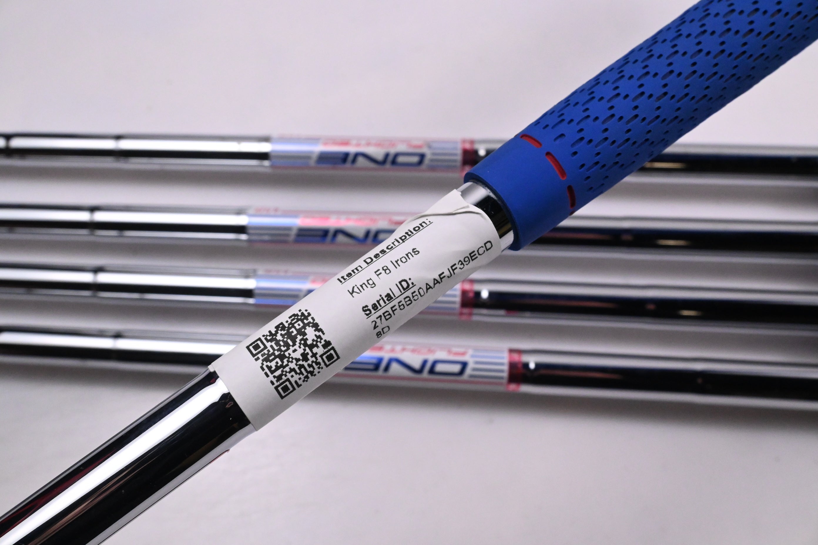 Cobra King F8 Irons / 6-PW / Regular Flex True Temper One Flighted Shafts