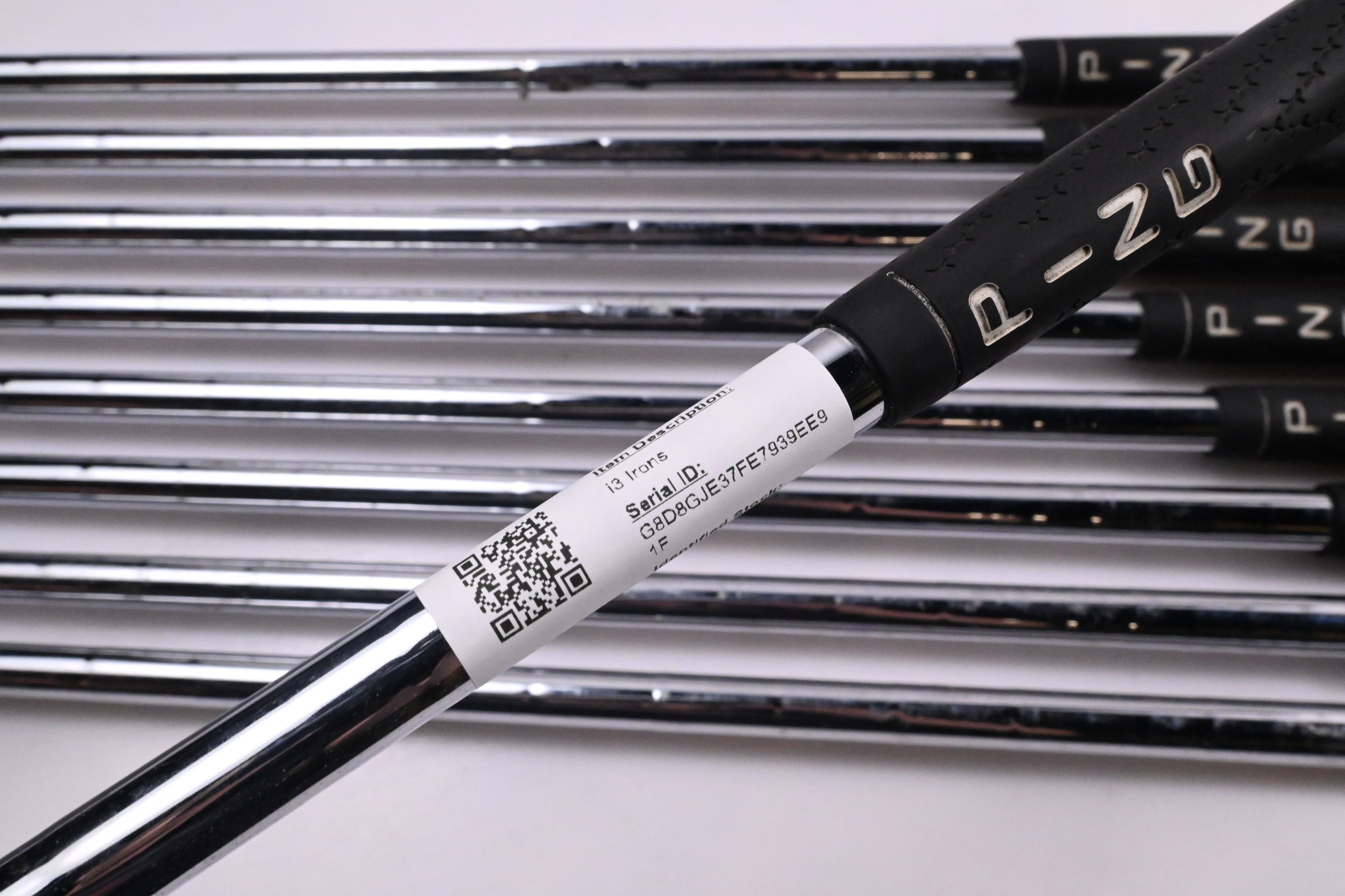 Ping i3 Irons / 3-PW+SW / Black Dot / Stiff Flex Steel Shafts