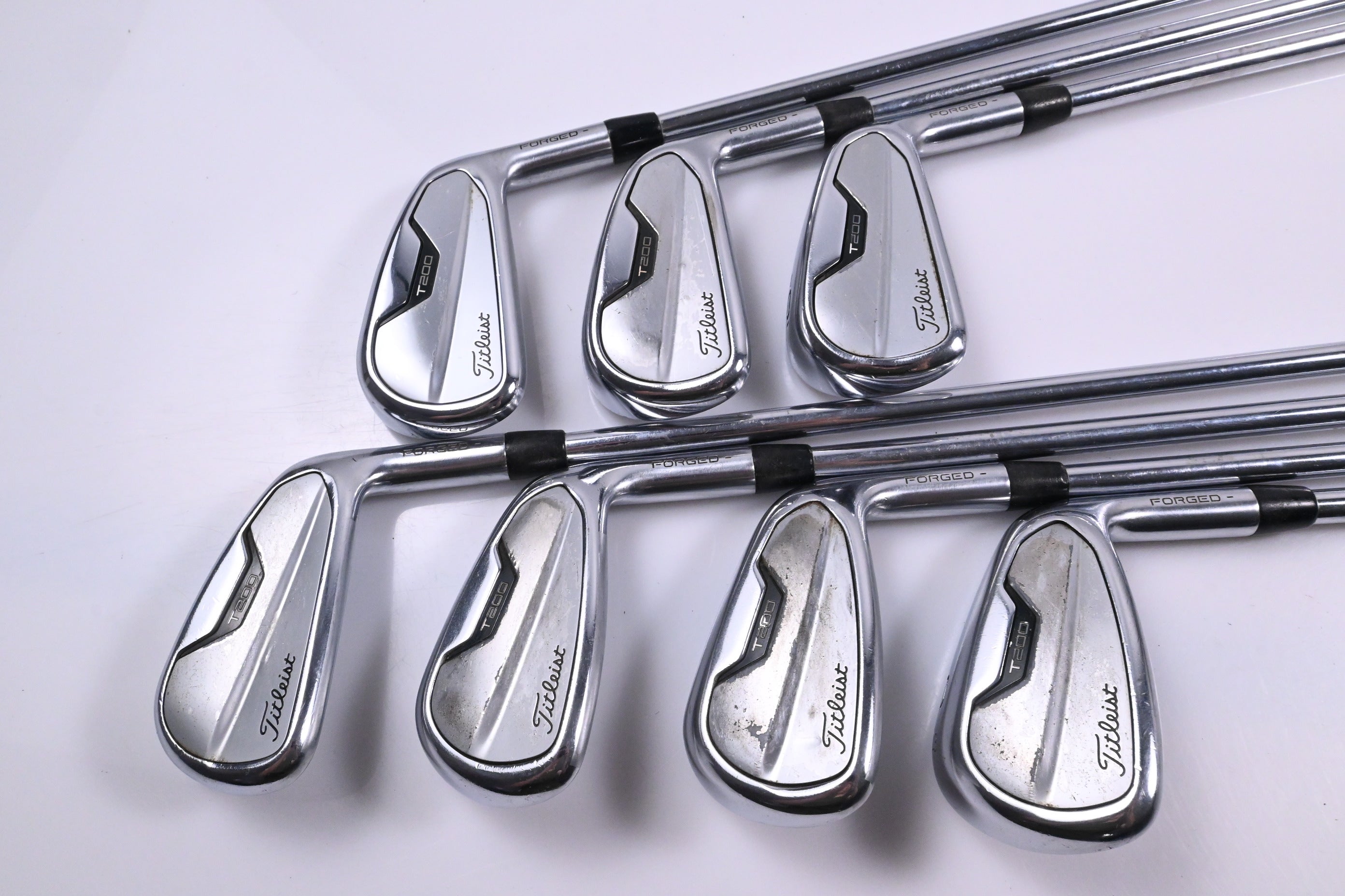 Titleist T200 2021 Irons / 4-PW / Regular Flex AMT Black R300 Shafts