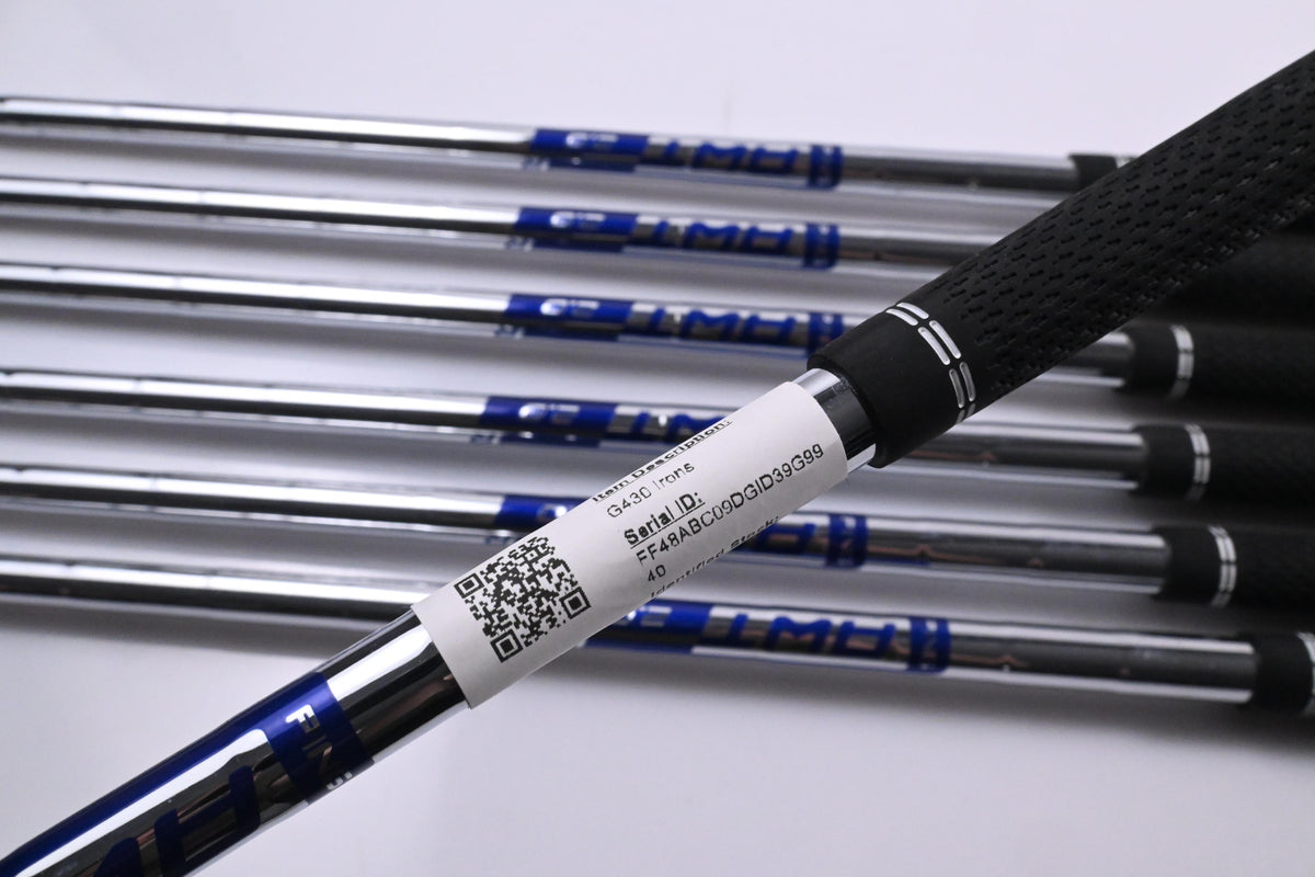 Ping G430 Irons / 7-PW+45°+50°+54° / Red Dot / Regular Flex Ping AWT 2.0 Shafts