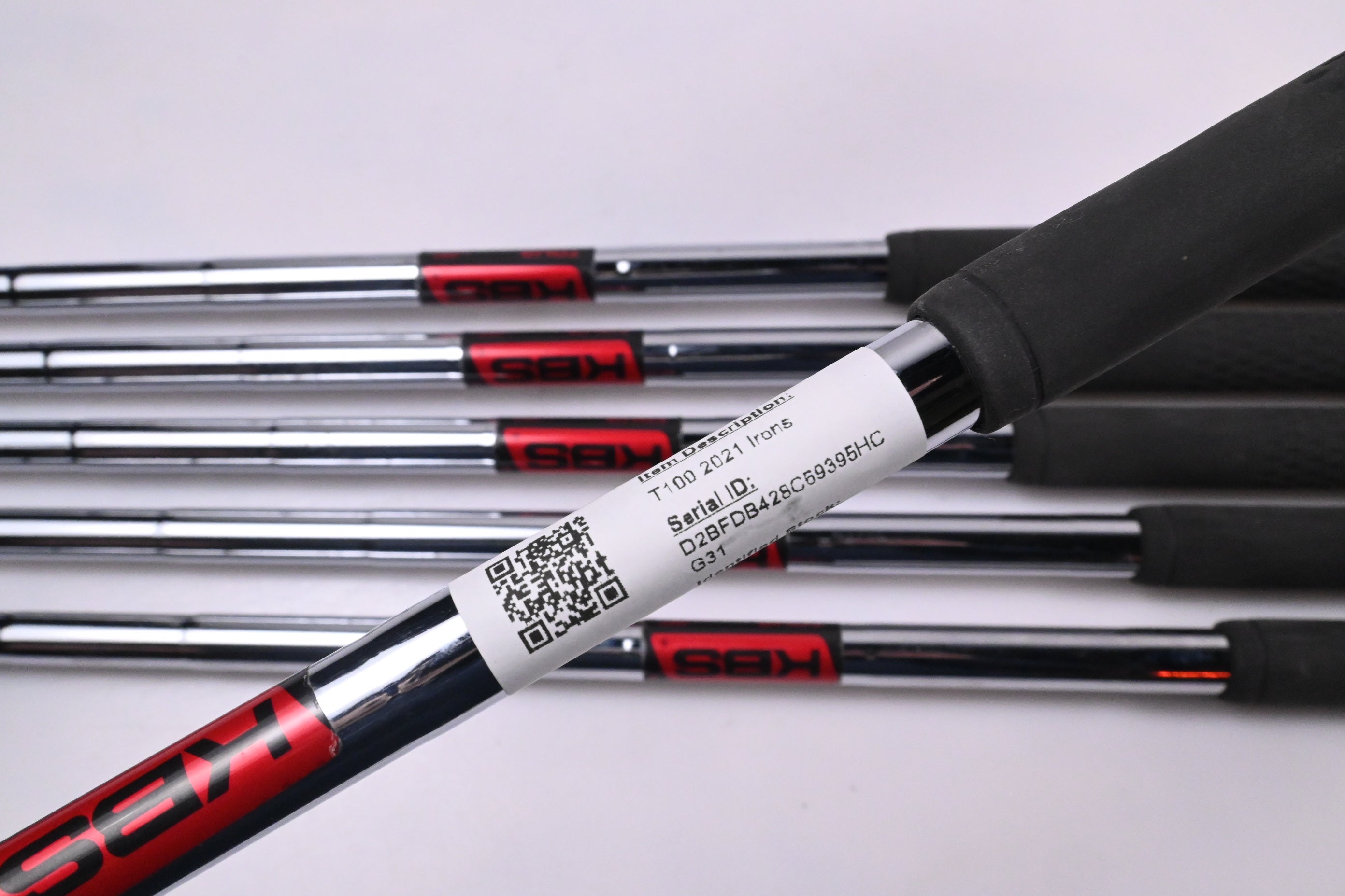 Titleist T100 2021 Irons / 4-9i / X-Flex KBS Tour Shafts