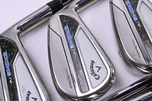 Callaway Paradym Ai Smoke Irons / 5-PW+GW / Regular Flex Elevate MPH 85 Shafts