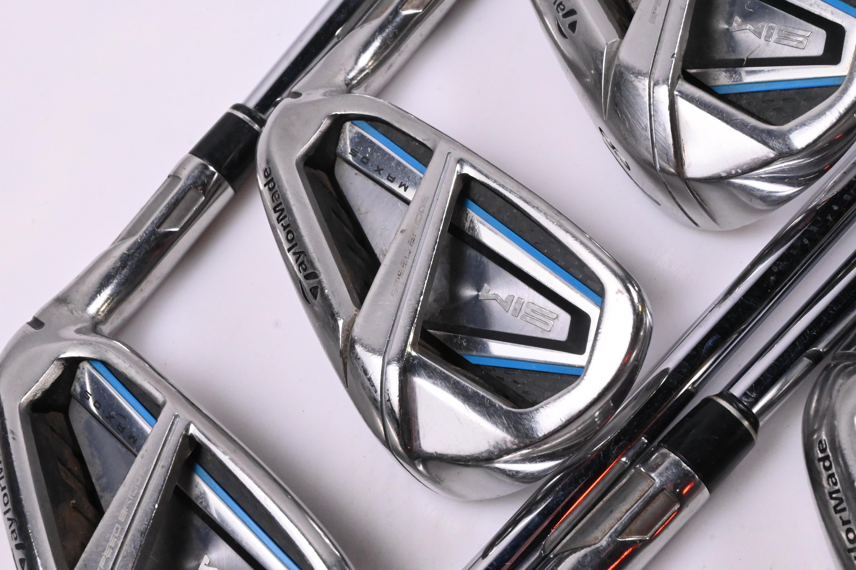 Taylormade SIM Max OS Irons / 6-PW+AW+SW / Regular Flex KBS MAX 85 Shafts