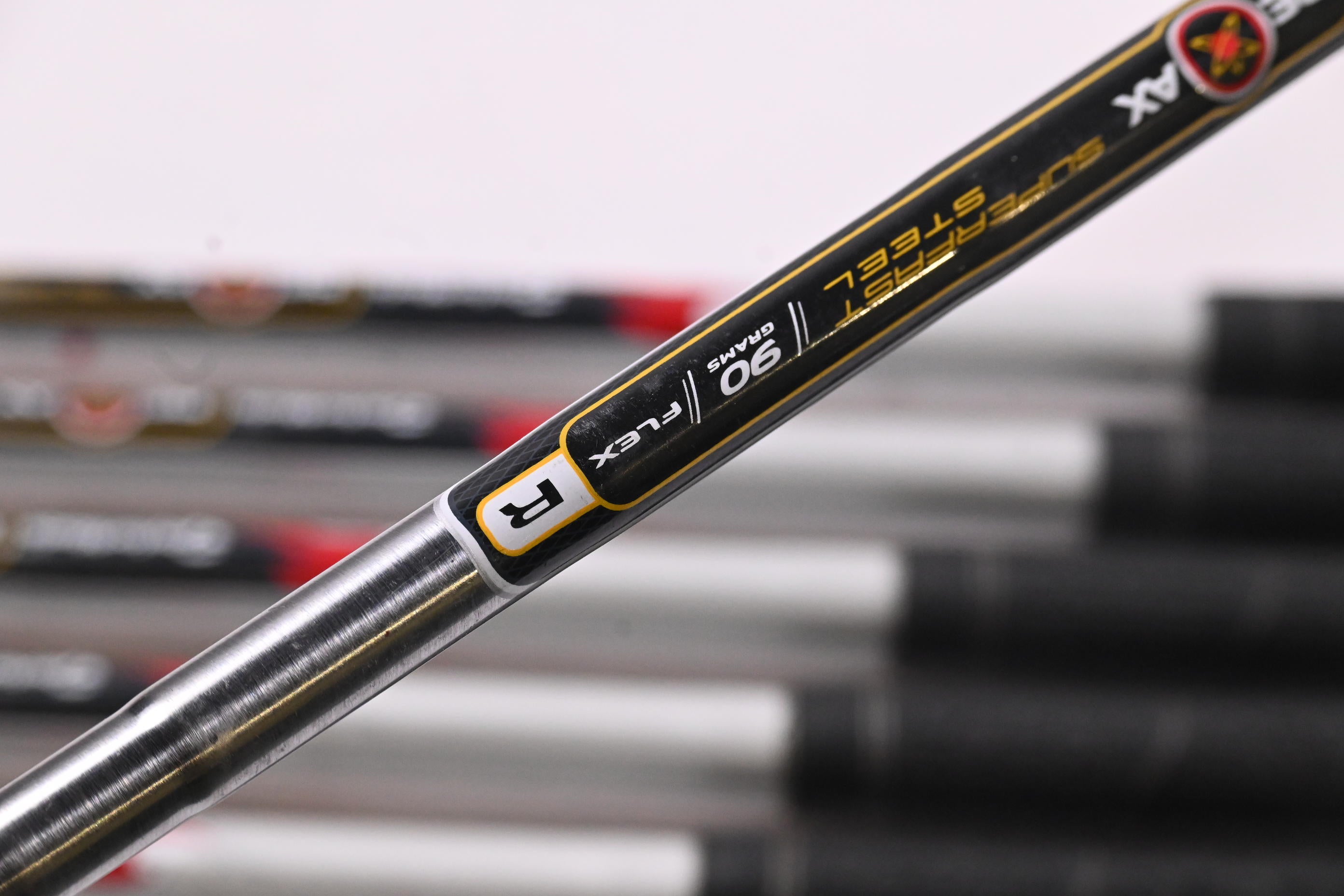 Left Hand Taylormade Burner XD Irons / 4-PW+SW / Regular Flex Taylormade Reax 90