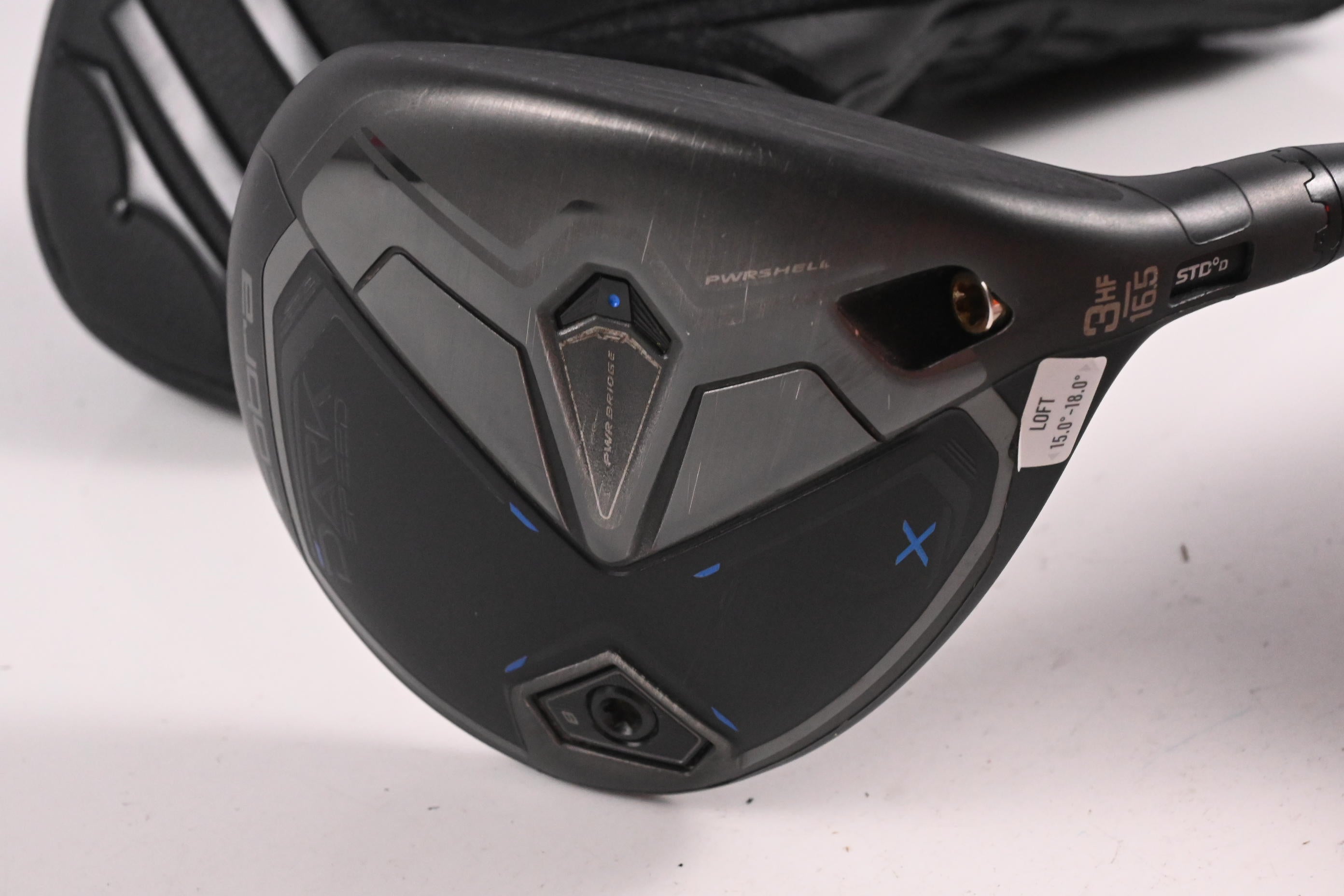Cobra Darkspeed X #3HF Wood / 16.5 Degree / Stiff Flex Kai'li Blue 60 Shaft