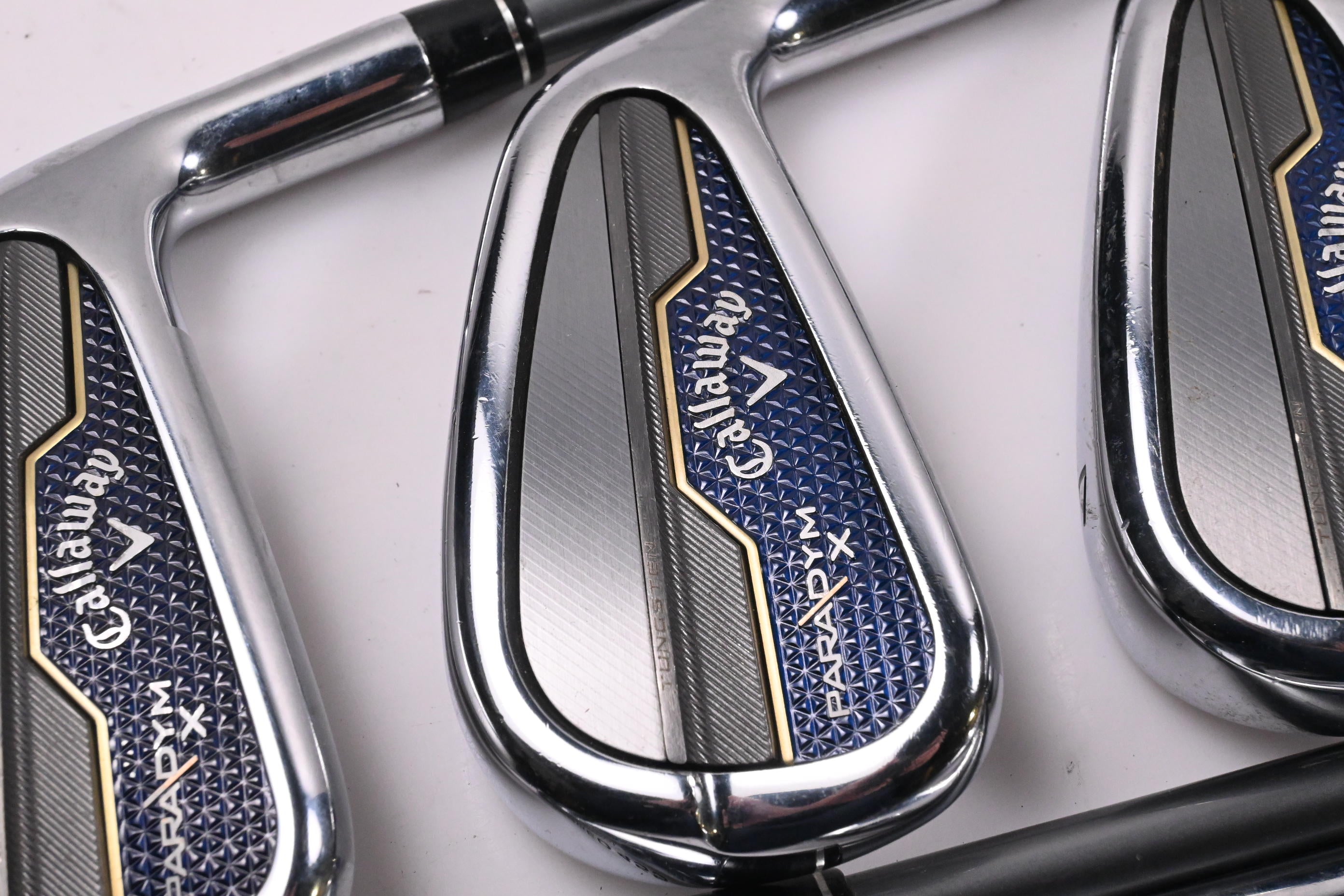 Callaway Paradym X Irons / 5-PW / Regular Flex Hzrdus Gen4 Silver 65 Shafts