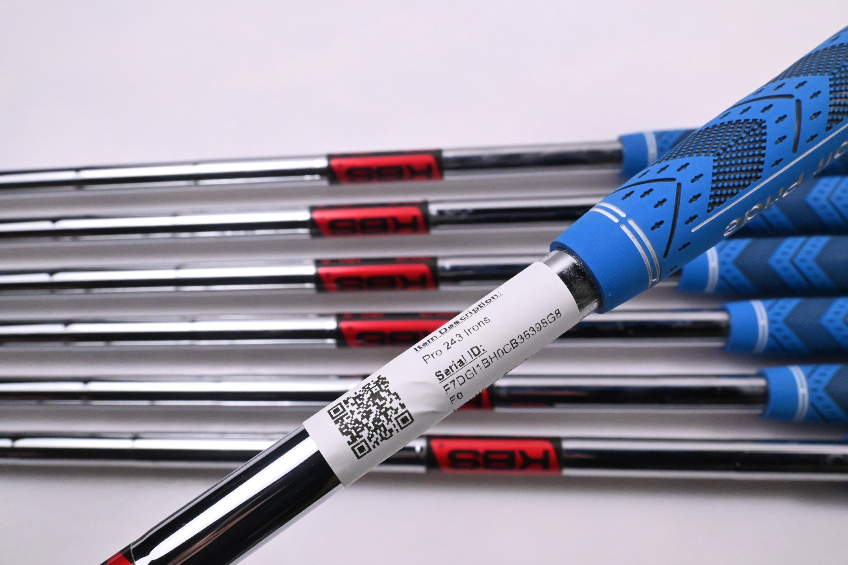 Mizuno Pro 243 Irons / 5-PW+GW / Stiff Flex KBS Tour 120 Shafts