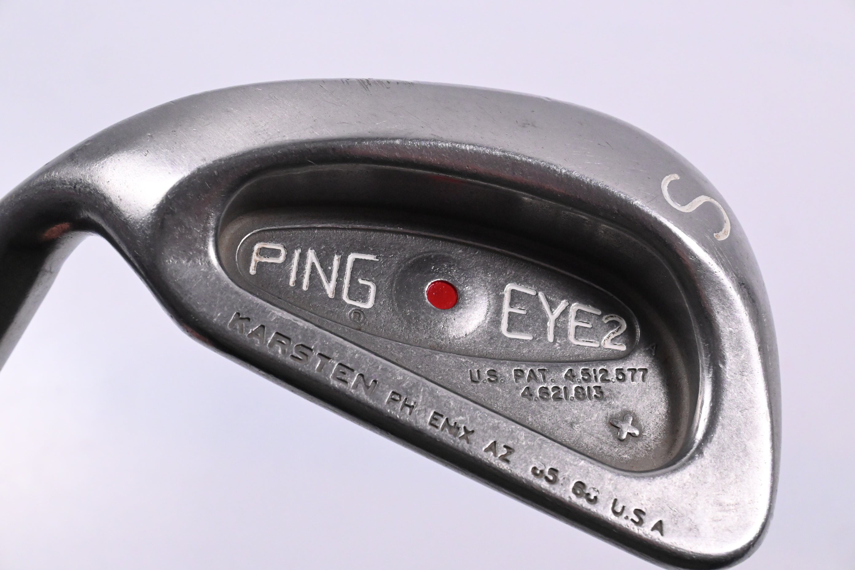 Left Hand Ping Zing Sand Wedge / 52 Degree / Red Dot / Stiff Flex Ping Karsten