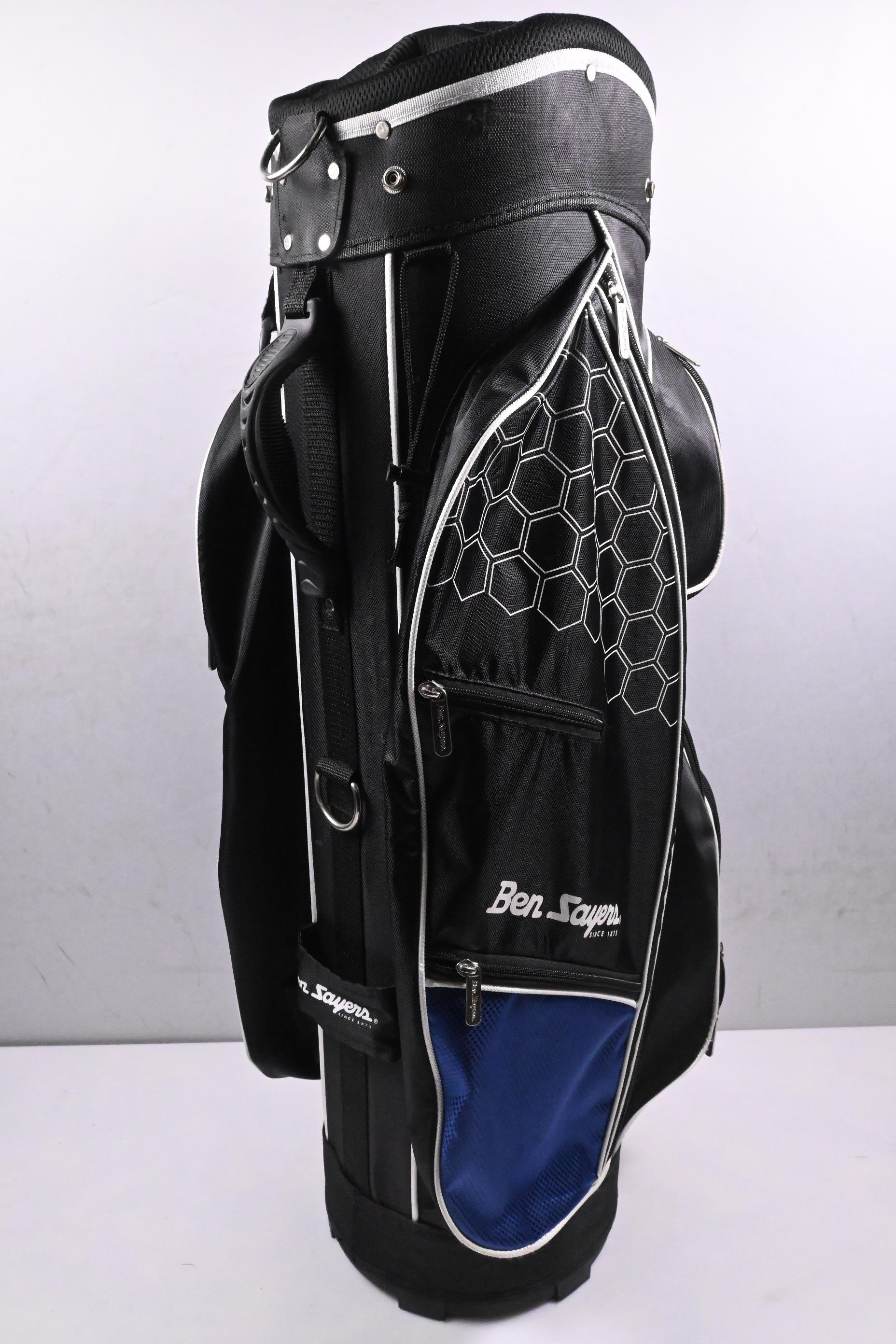 Ben Sayers M8 Cart Bag / 8-Way Divider / Black, Blue